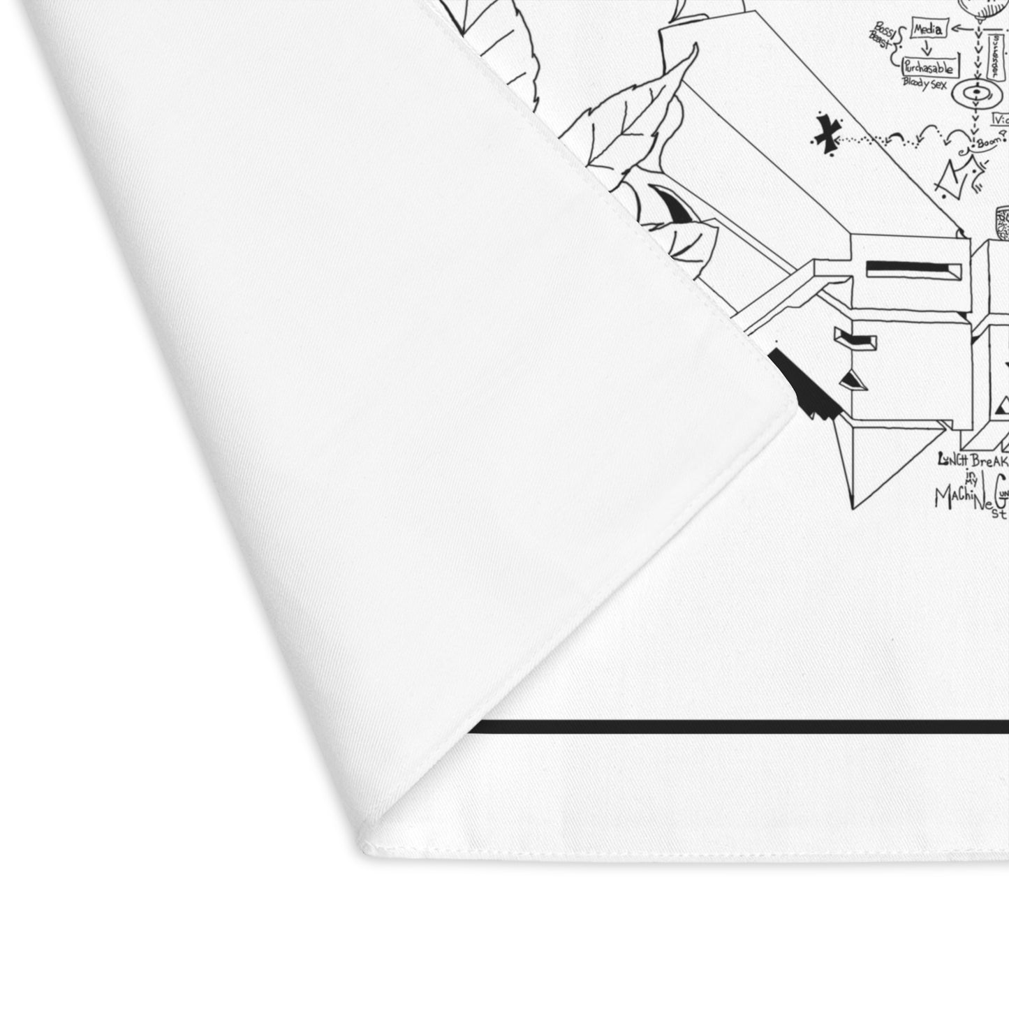 "Lunch Break In My Machine Gun Nest" by Jon Donovan Placemat, 1pc