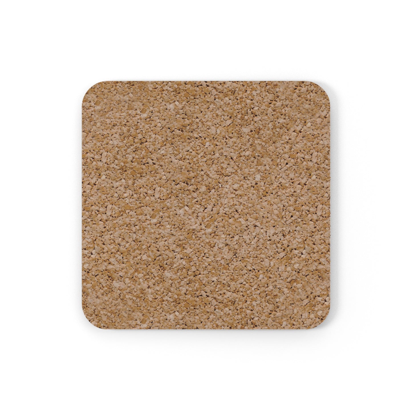 Hey. Brand Balloon Logo Cork Back Coaster