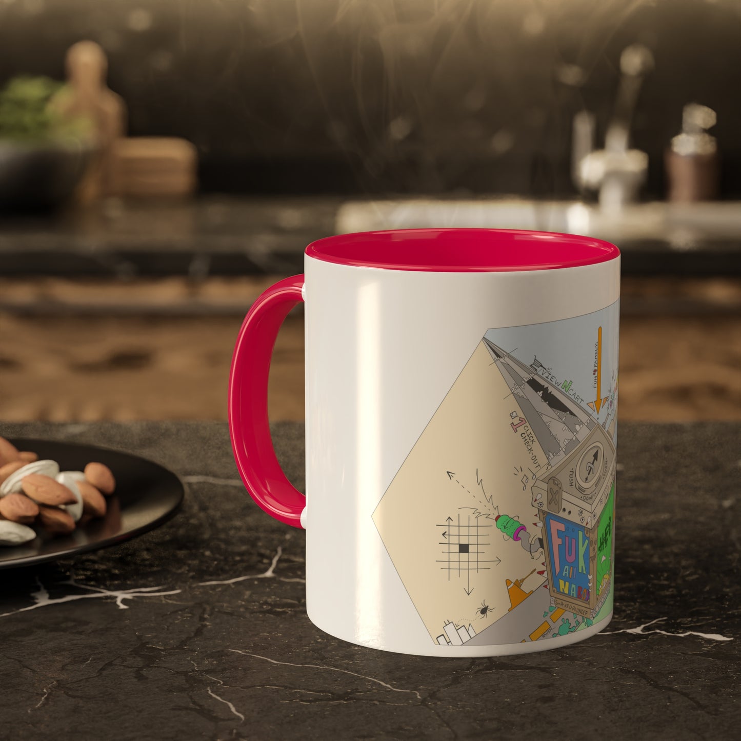"Baby-Maker" by Sietch Ramshackle Colorful Mugs, 11oz