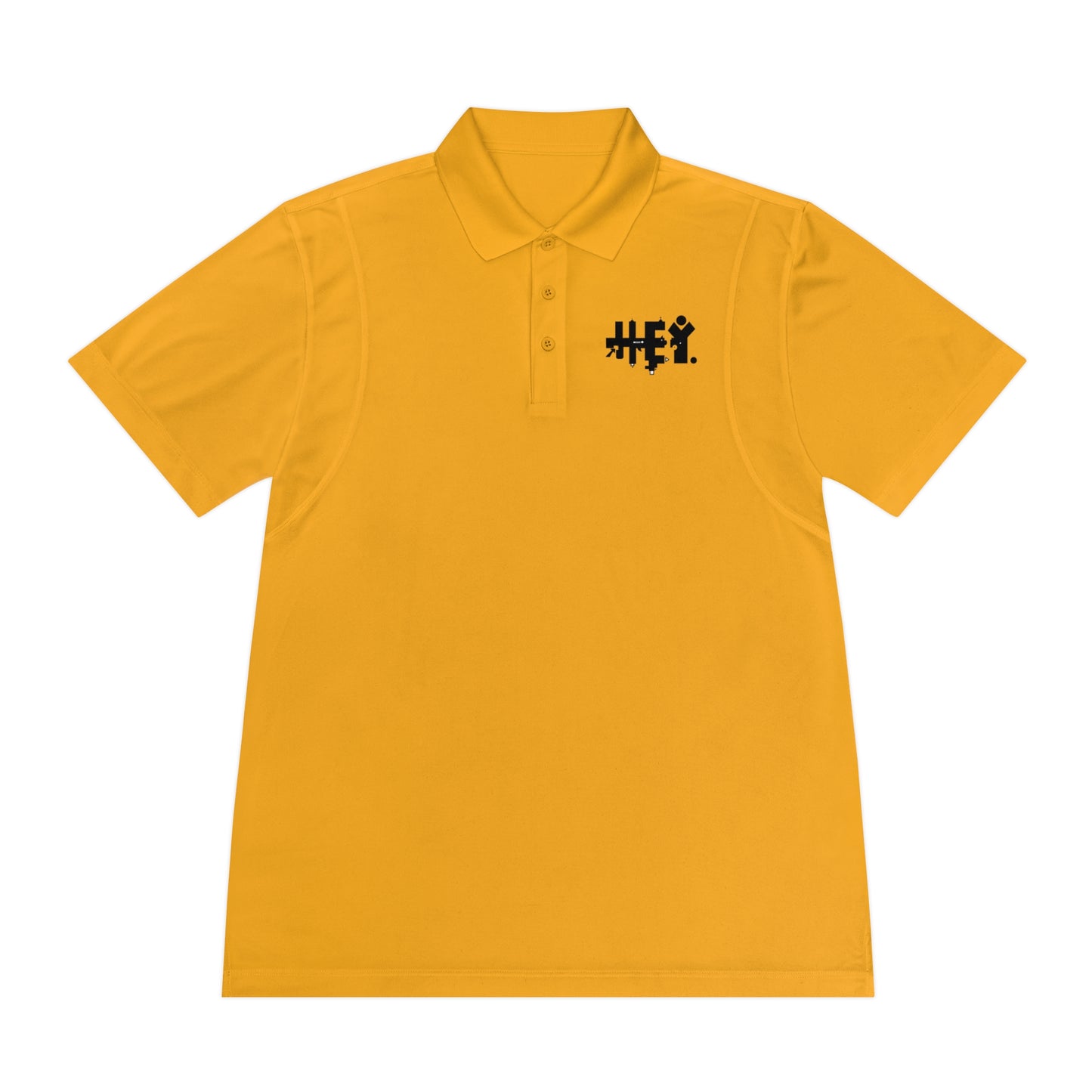 "Hey" Men's Sport Polo Shirt