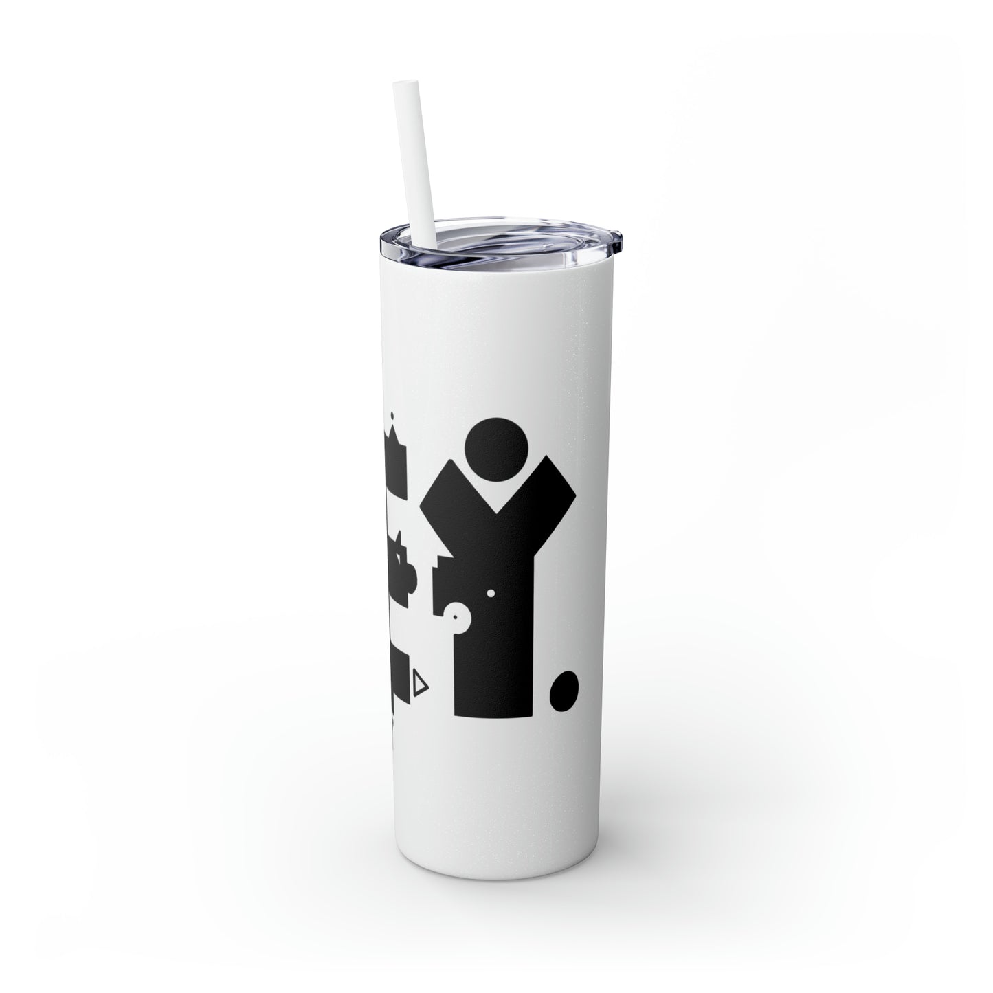 Skinny Tumbler with Straw, 20oz
