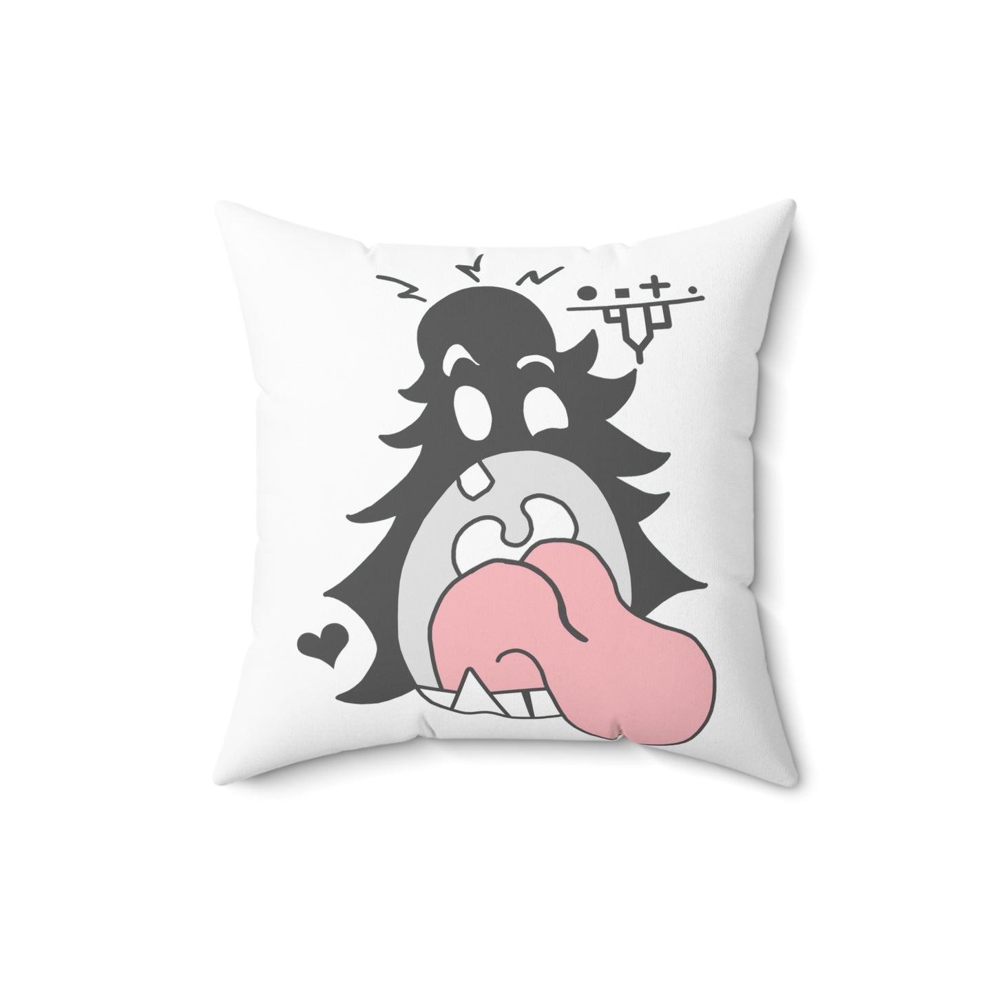 "Molly U-Hauly" Spun Polyester Square Pillow