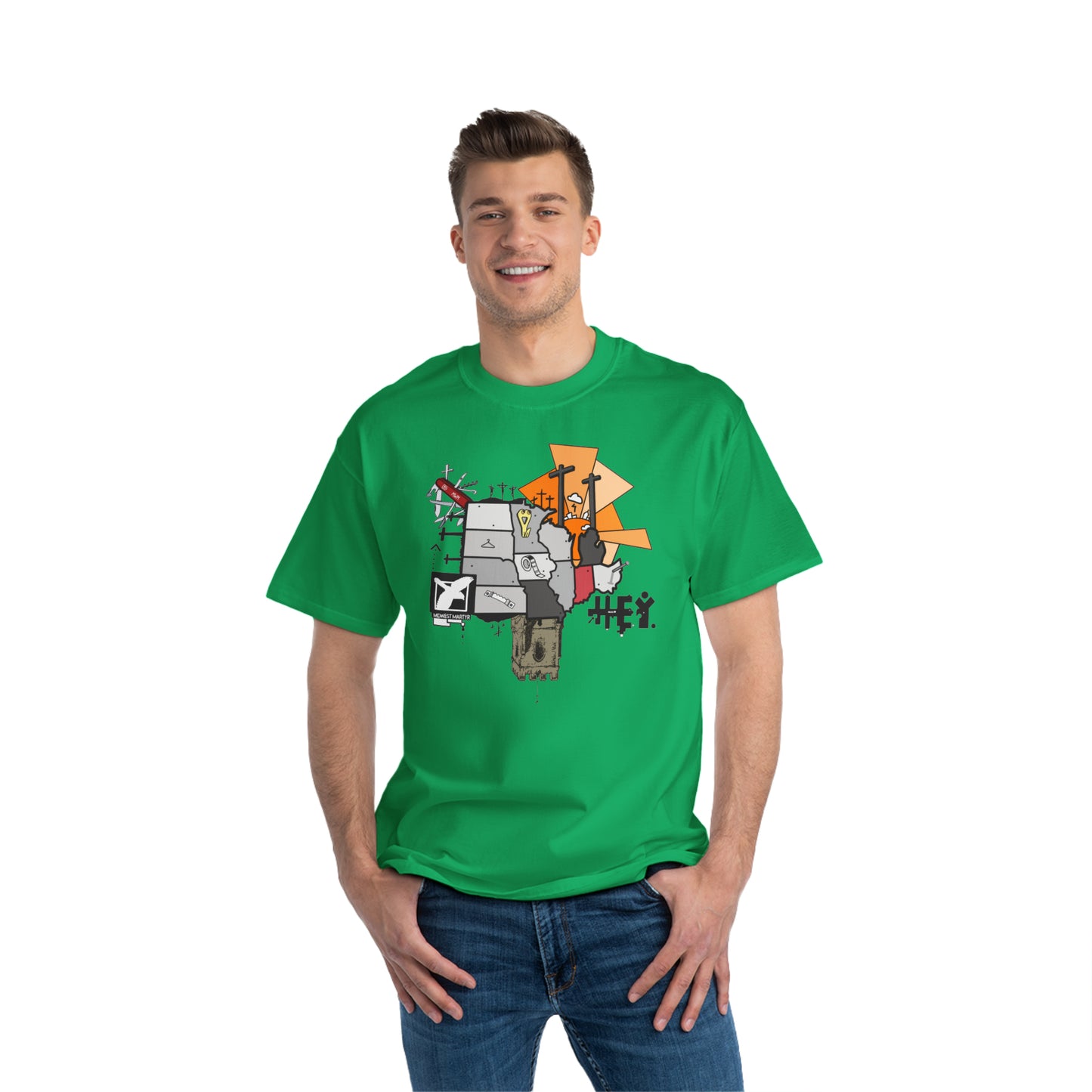 "Midwest Martyr" Beefy-T® Short-Sleeve T-Shirt