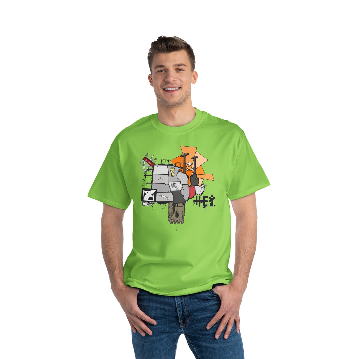 "Midwest Martyr" Beefy-T® Short-Sleeve T-Shirt