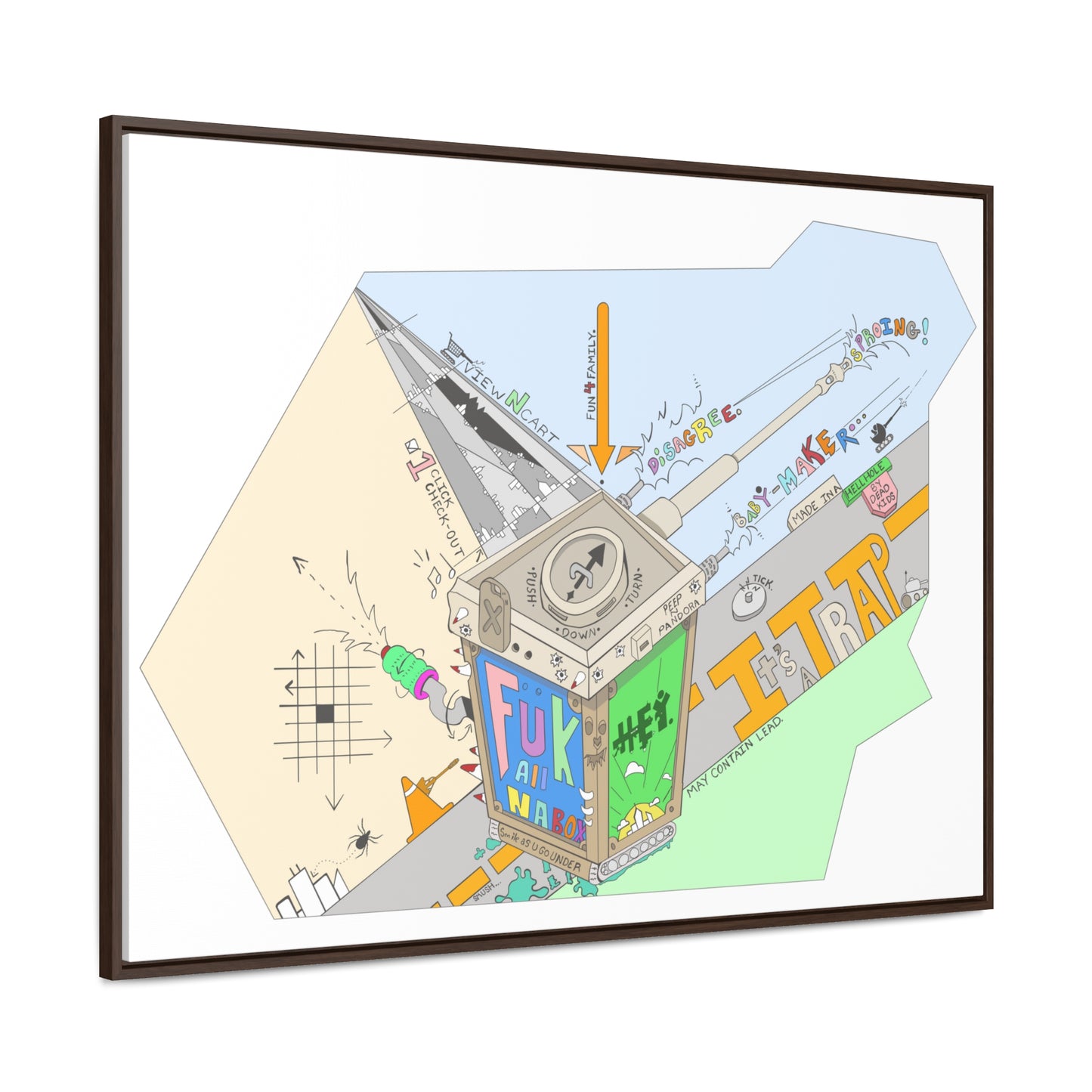 "Baby-Maker" by Sietch Ramshackle Gallery Canvas Wraps, Horizontal Frame