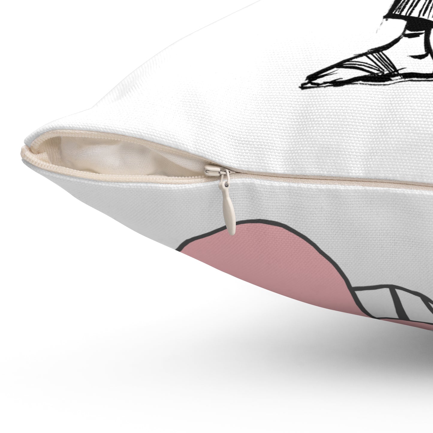 "Molly U-Hauly" Spun Polyester Square Pillow