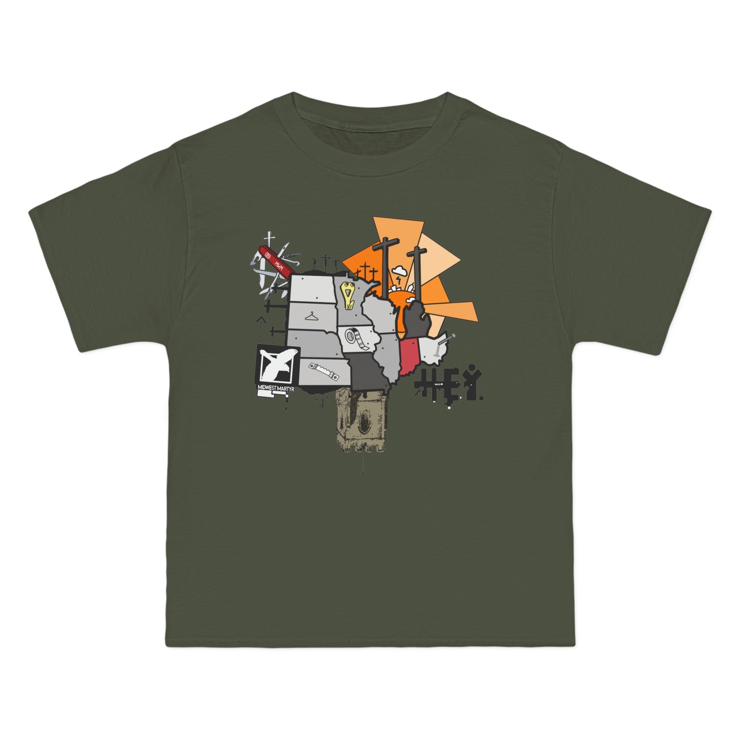 "Midwest Martyr" Beefy-T® Short-Sleeve T-Shirt