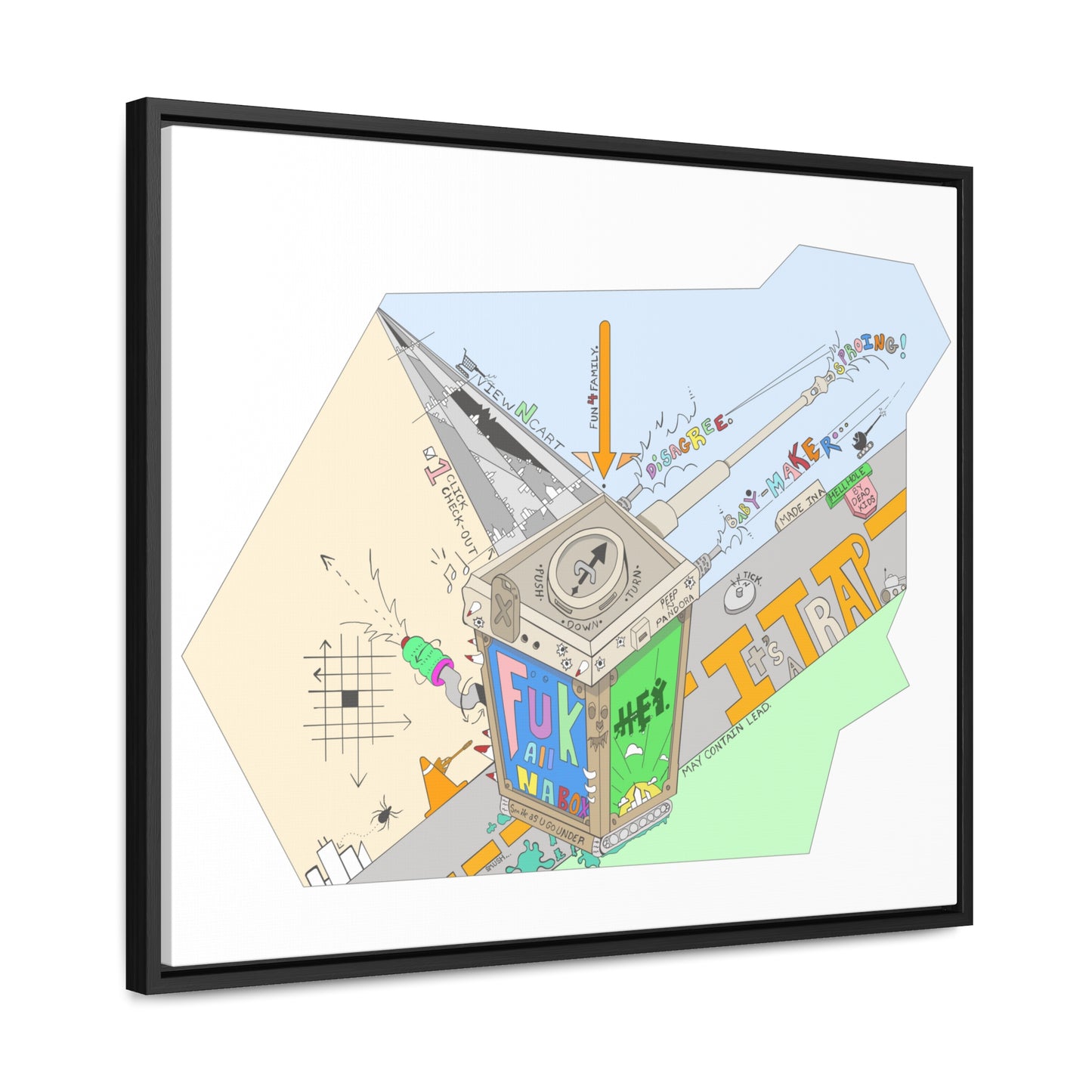 "Baby-Maker" by Sietch Ramshackle Gallery Canvas Wraps, Horizontal Frame