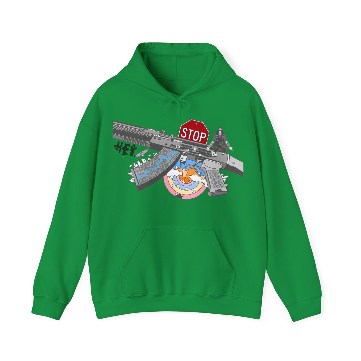 "Just Stop" Unisex Heavy Blend™ Hooded Sweatshirt