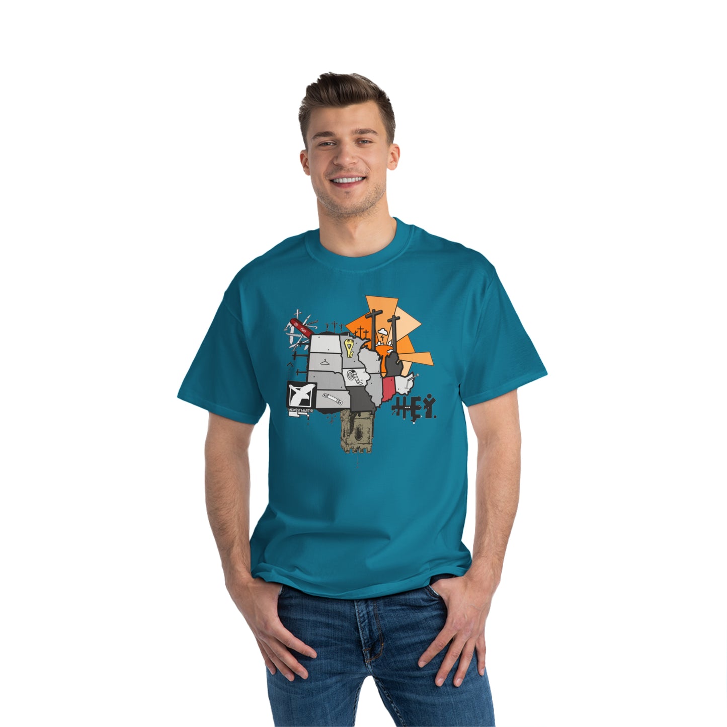 "Midwest Martyr" Beefy-T® Short-Sleeve T-Shirt