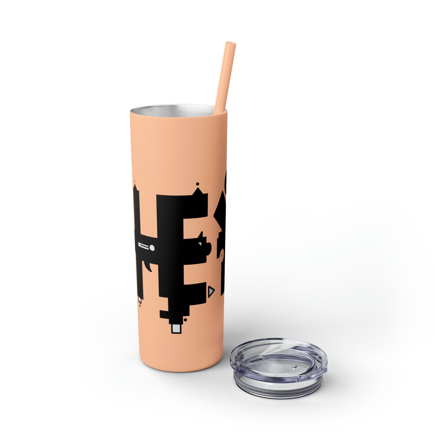 Skinny Tumbler with Straw, 20oz