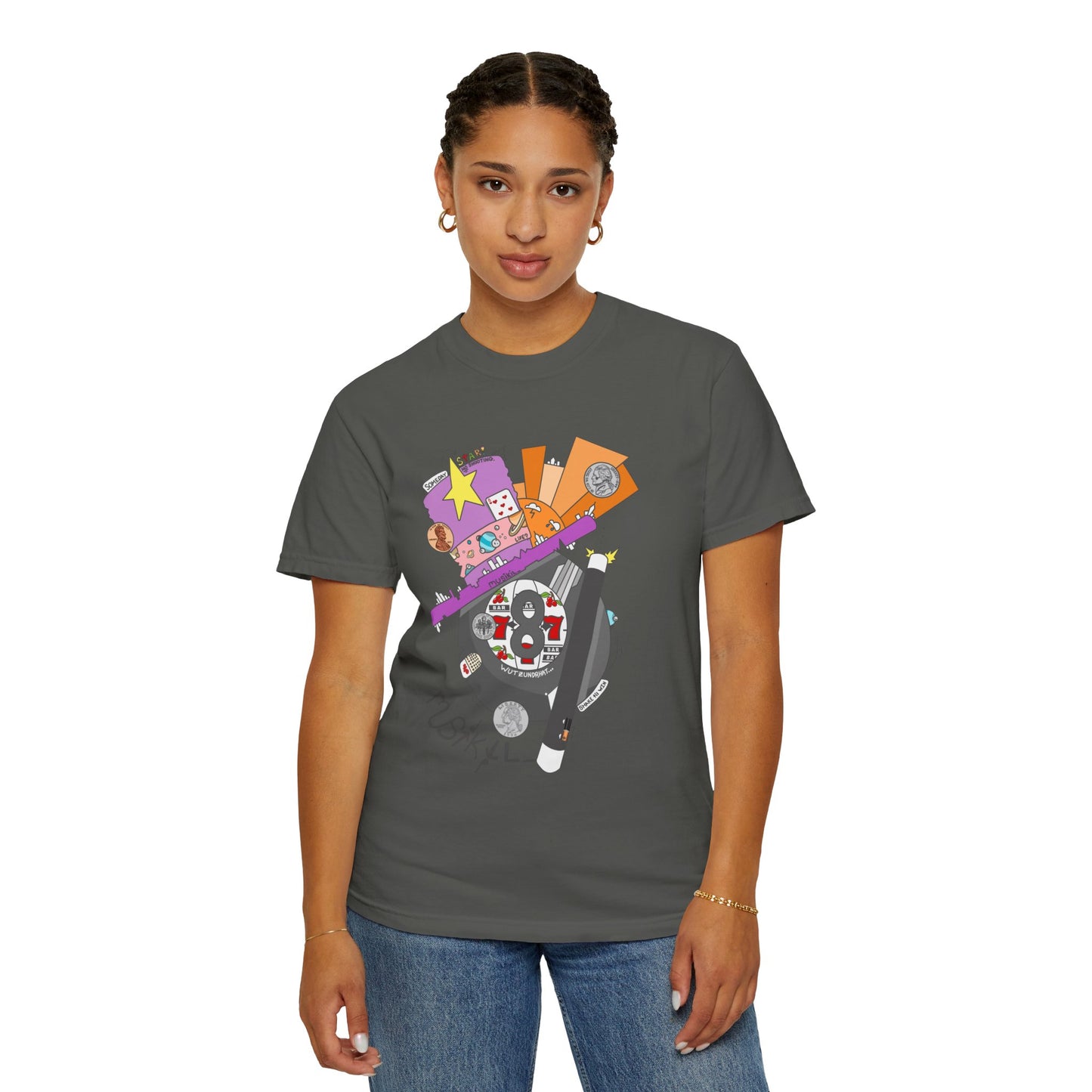 "MAGIC 8-BALL" Unisex Garment-Dyed T-shirt
