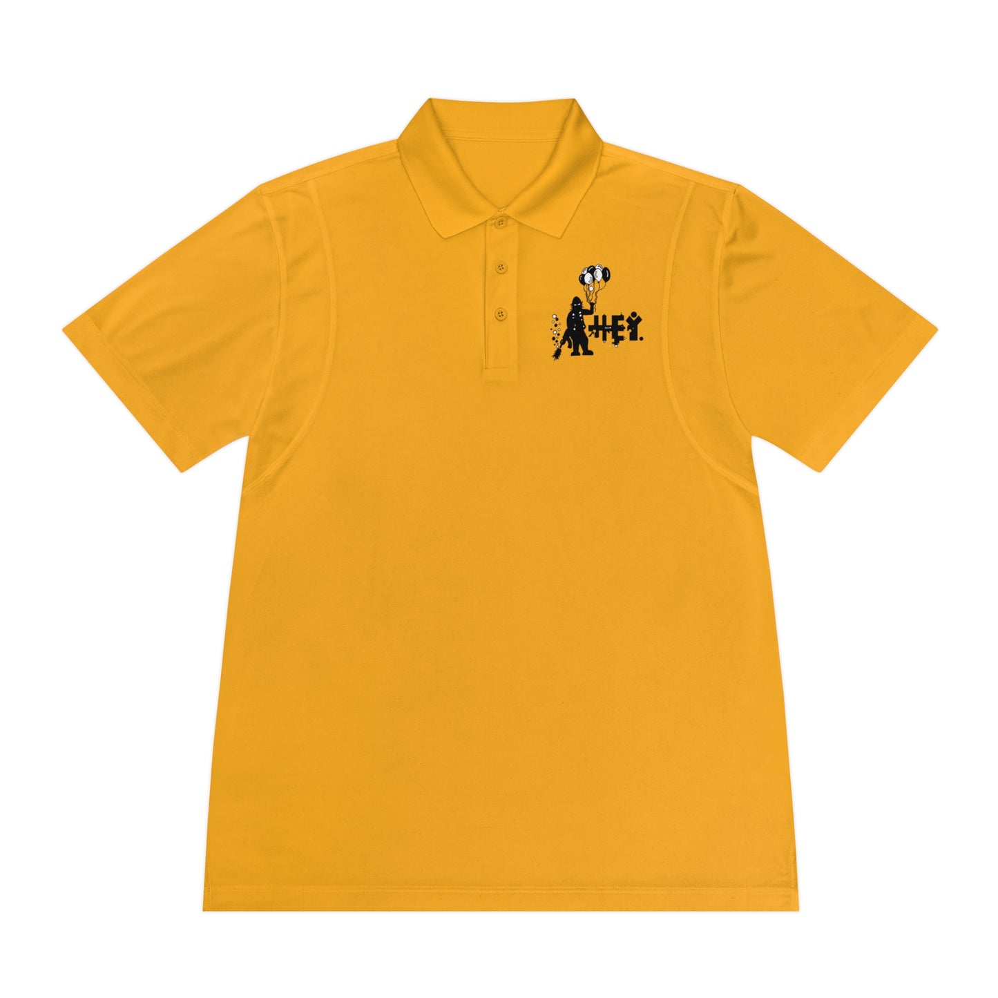 "Hey Balloons" Men's Sport Polo Shirt