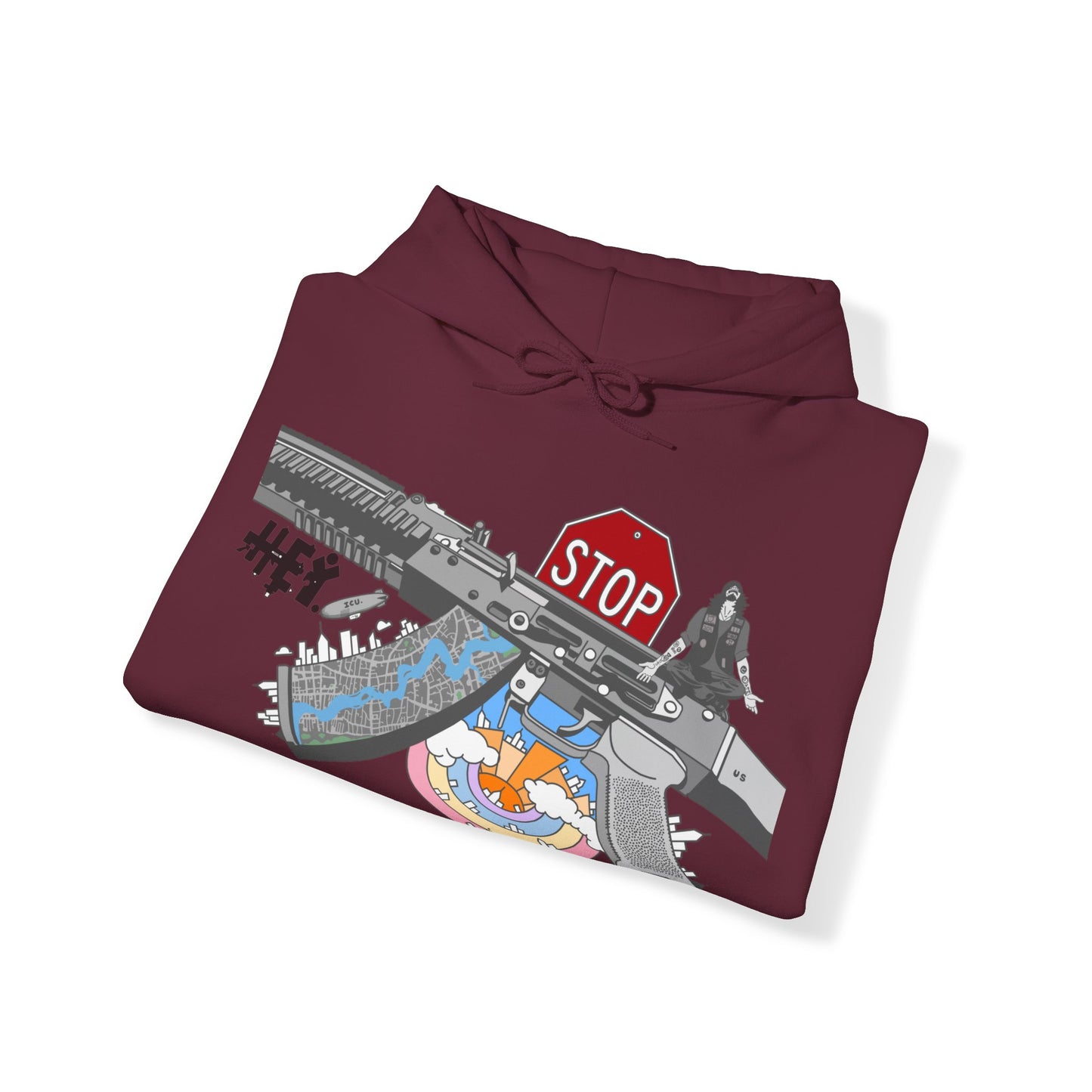 "Just Stop" Unisex Heavy Blend™ Hooded Sweatshirt
