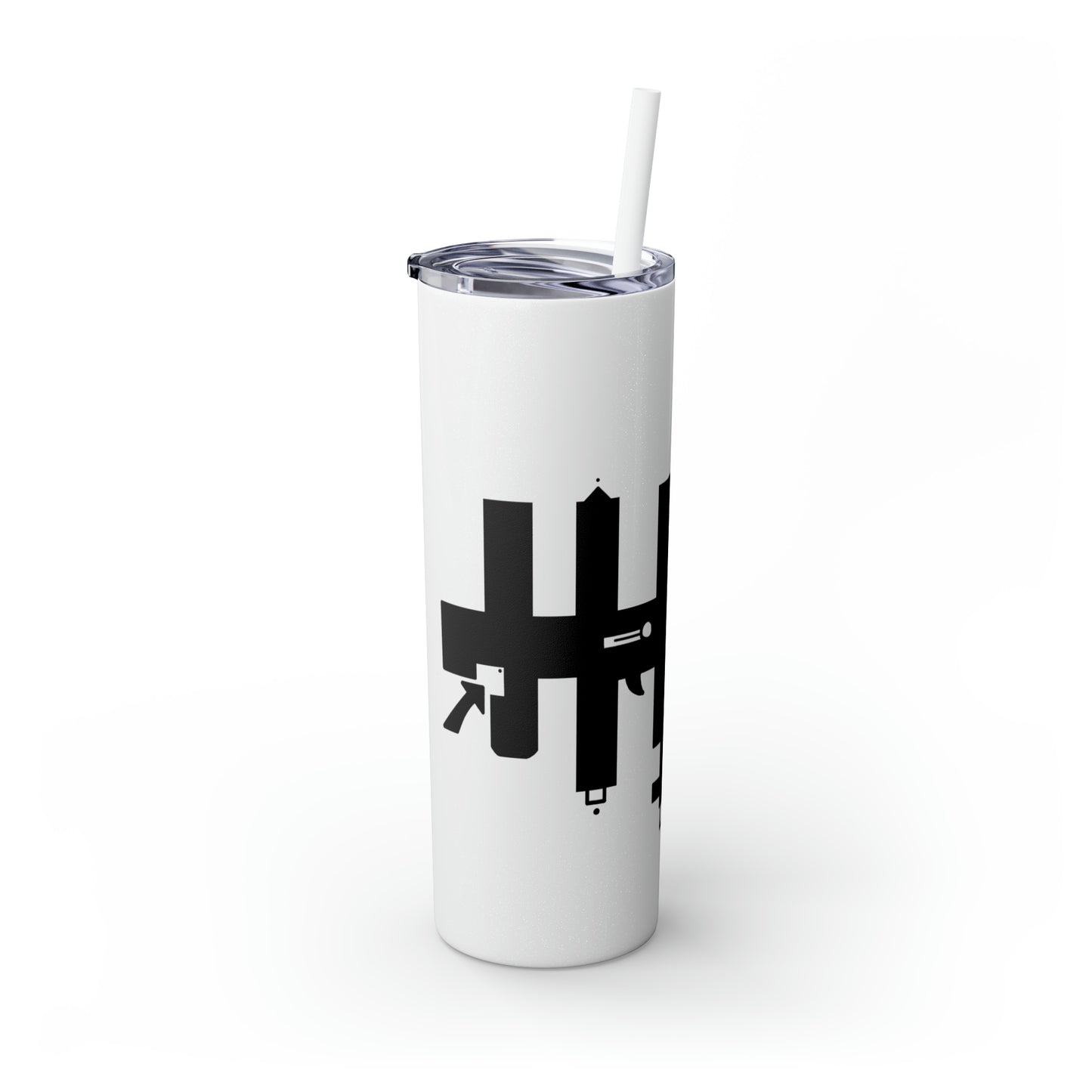 Skinny Tumbler with Straw, 20oz