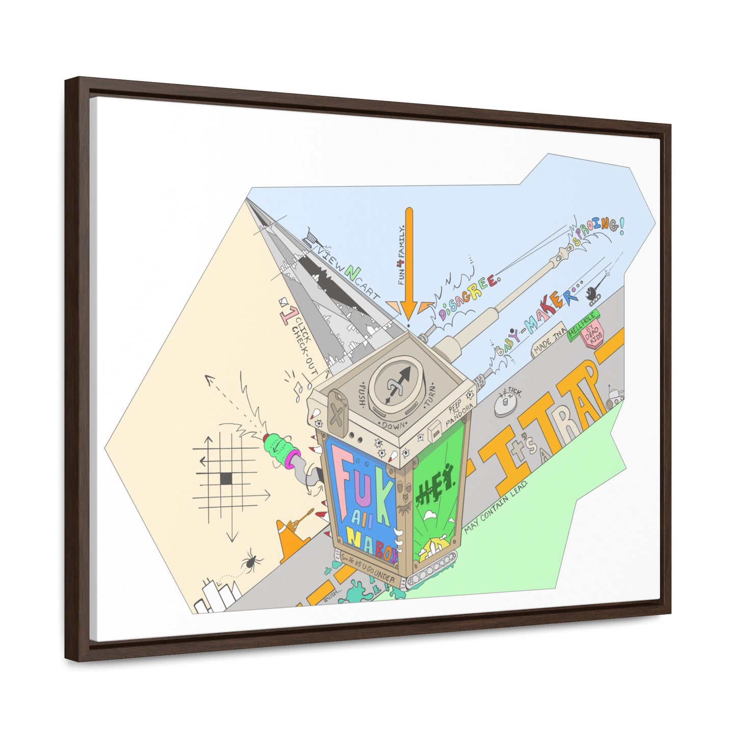 "Baby-Maker" by Sietch Ramshackle Gallery Canvas Wraps, Horizontal Frame