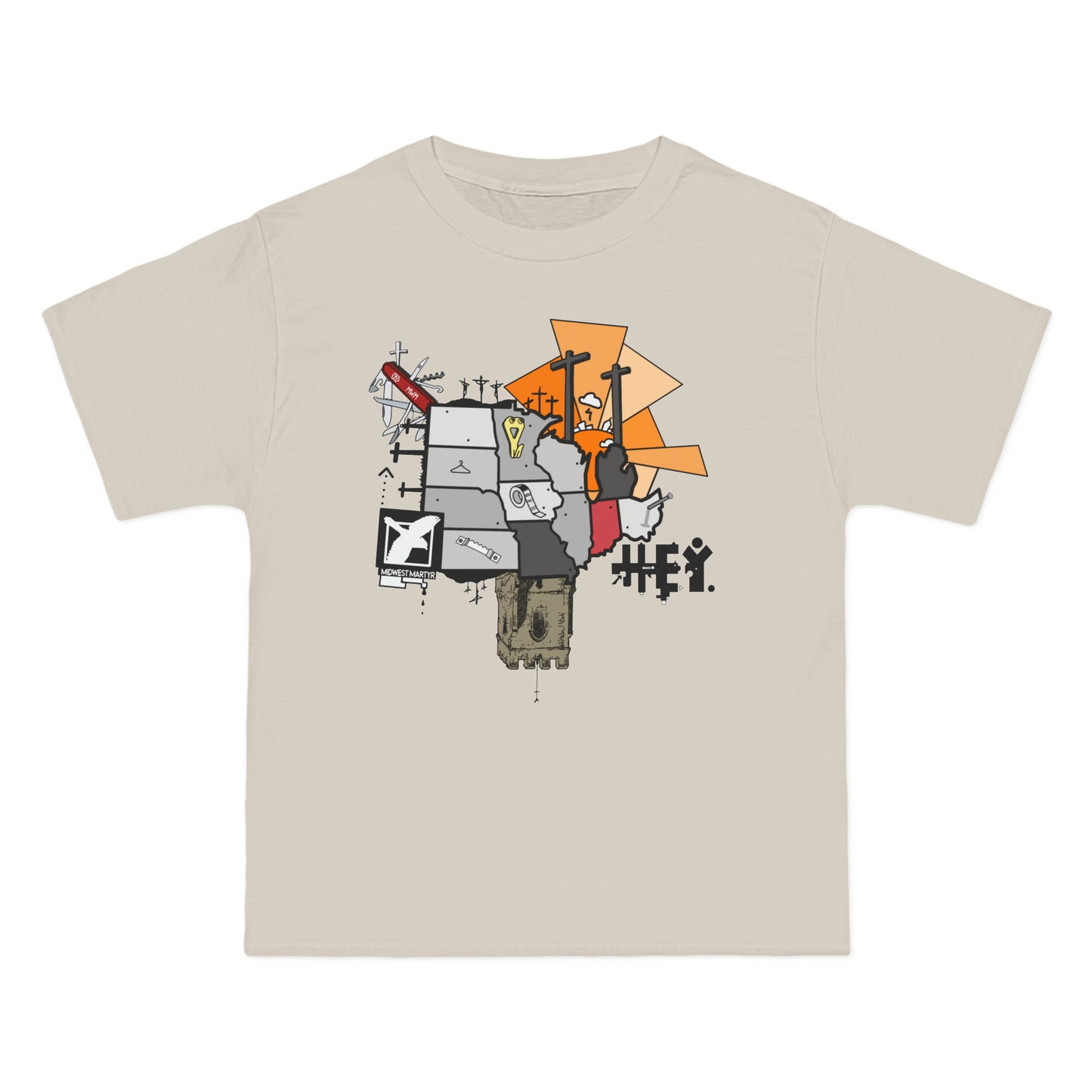 "Midwest Martyr" Beefy-T® Short-Sleeve T-Shirt