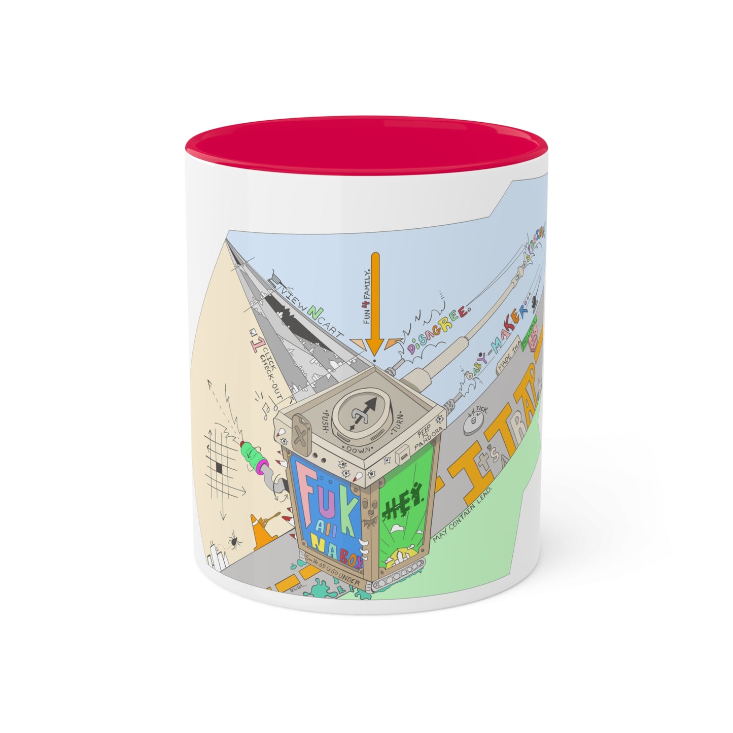 "Baby-Maker" by Sietch Ramshackle Colorful Mugs, 11oz