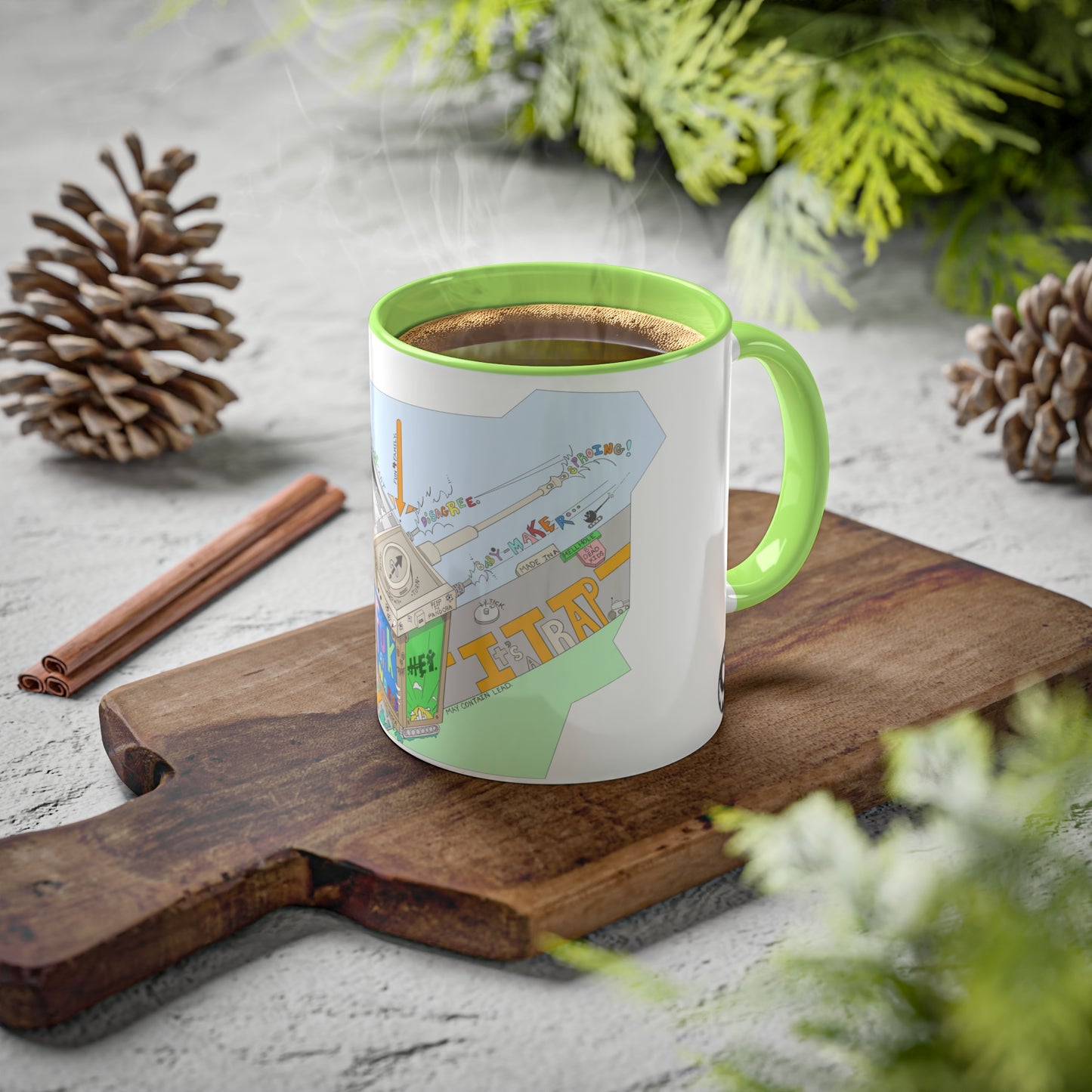 "Baby-Maker" by Sietch Ramshackle Colorful Mugs, 11oz
