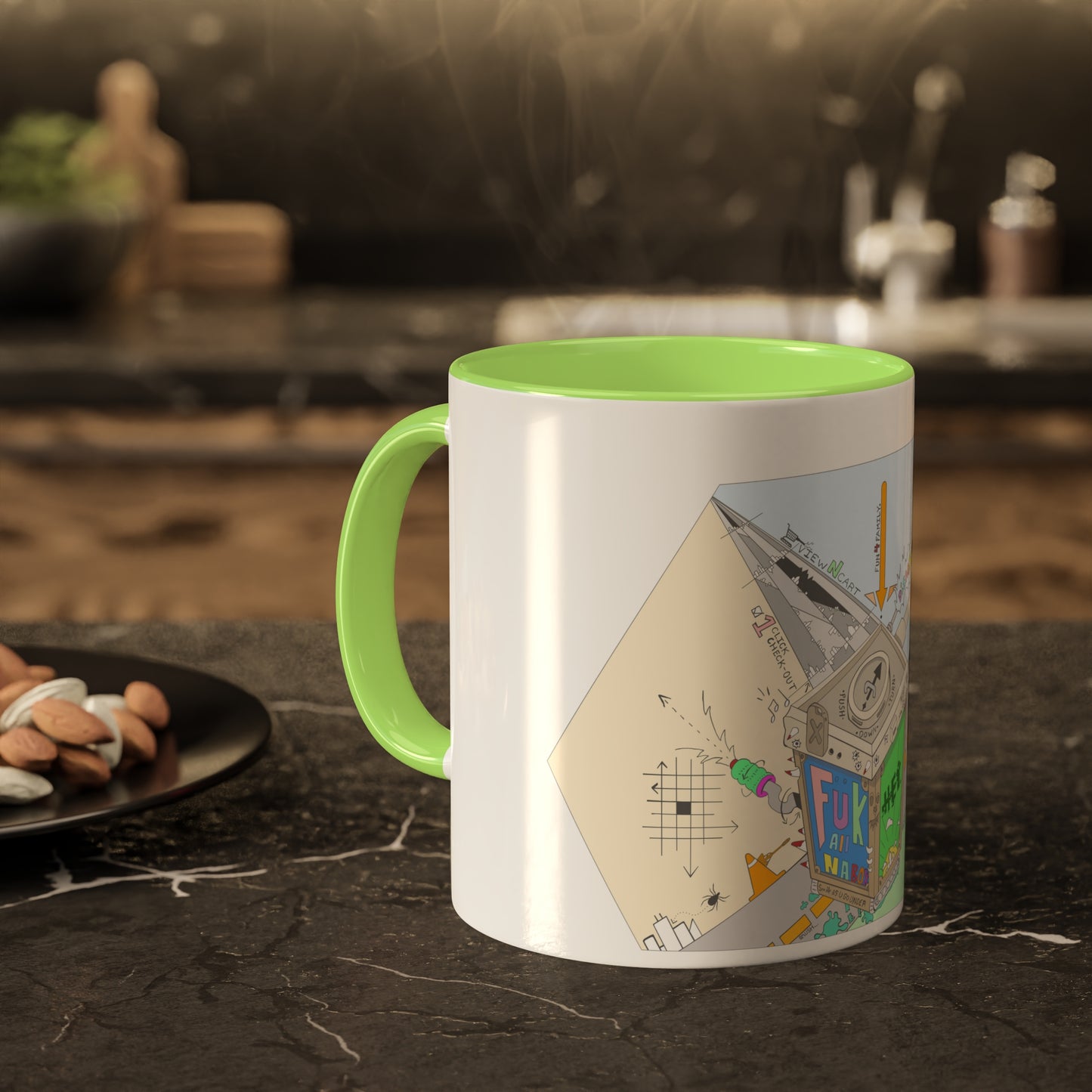 "Baby-Maker" by Sietch Ramshackle Colorful Mugs, 11oz