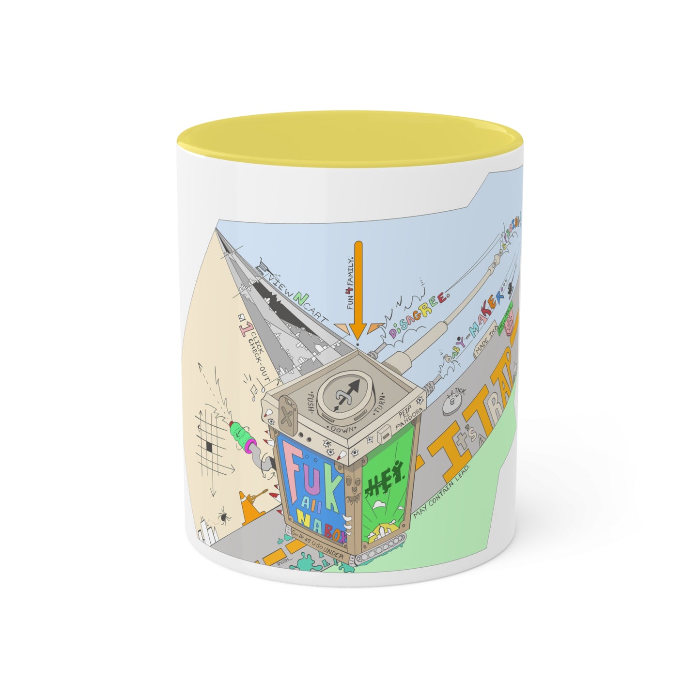 "Baby-Maker" by Sietch Ramshackle Colorful Mugs, 11oz