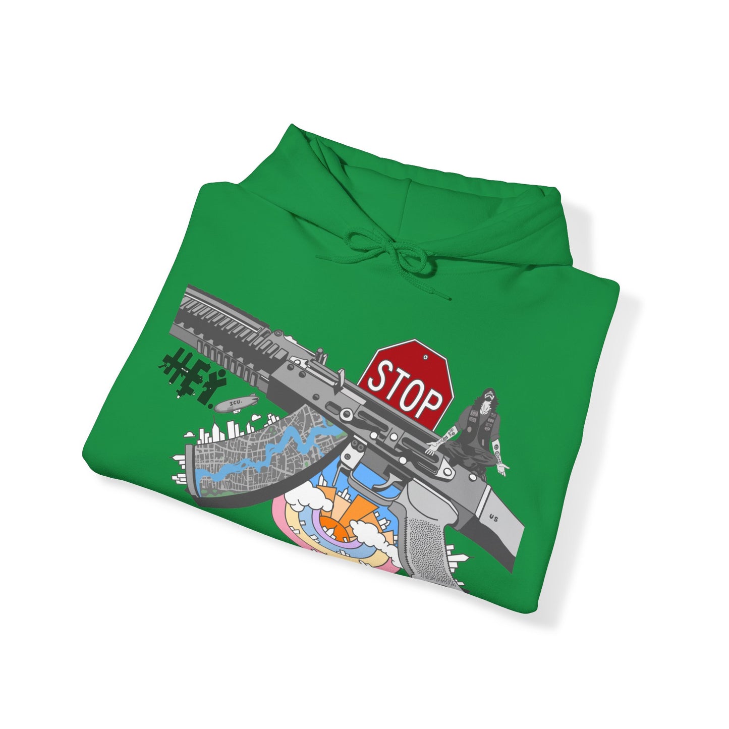 "Just Stop" Unisex Heavy Blend™ Hooded Sweatshirt