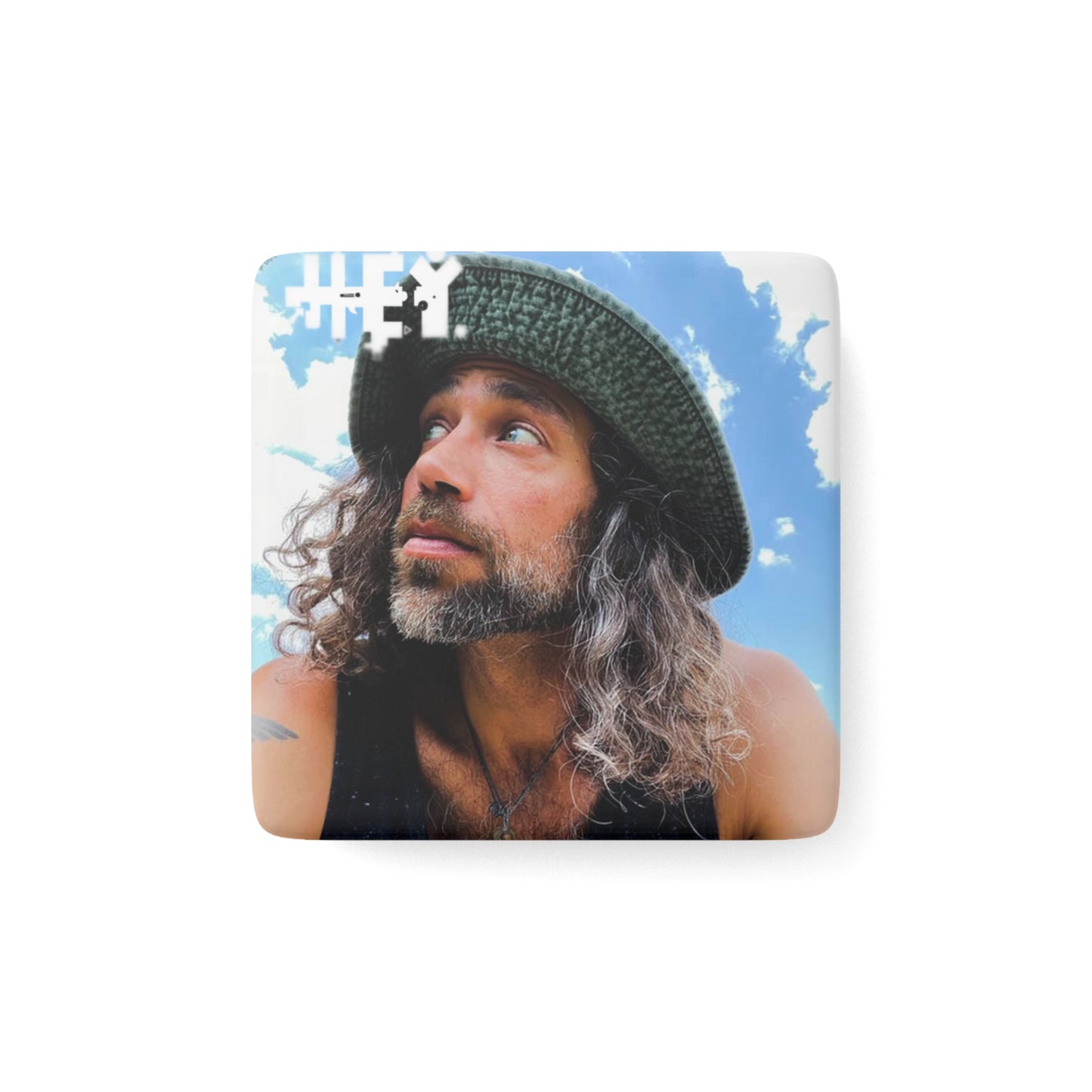 Porcelain Magnet, Square