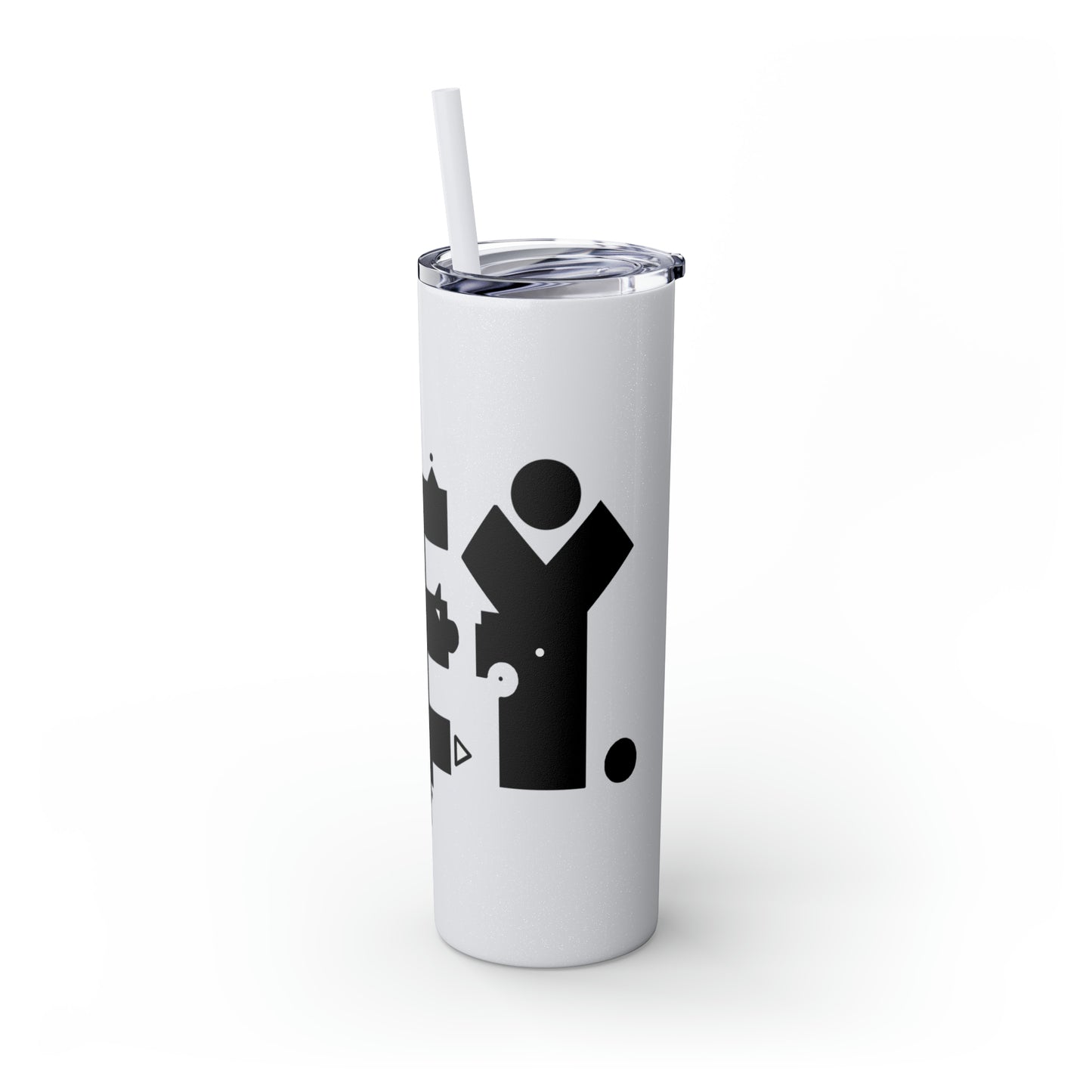 Skinny Tumbler with Straw, 20oz