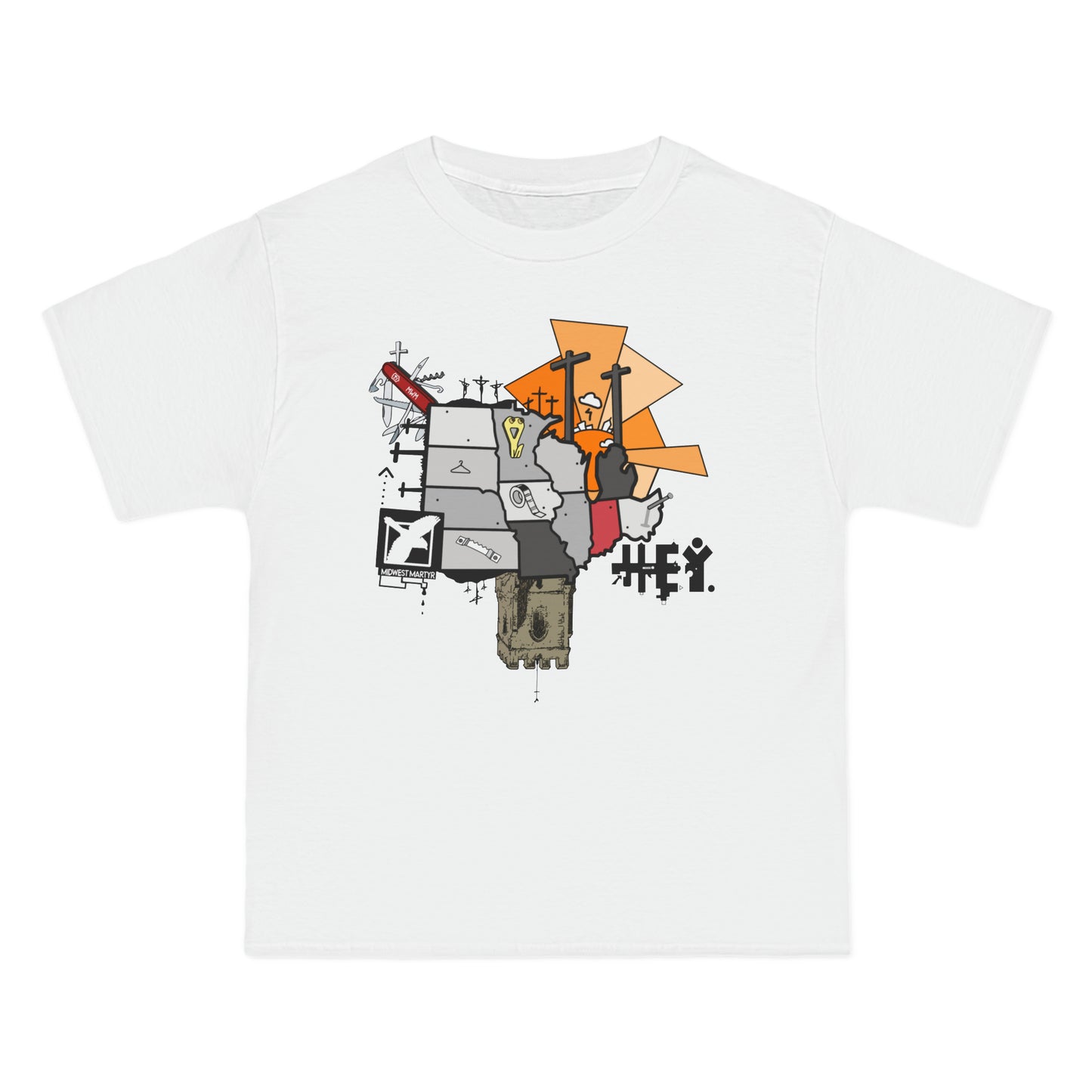 "Midwest Martyr" Beefy-T® Short-Sleeve T-Shirt