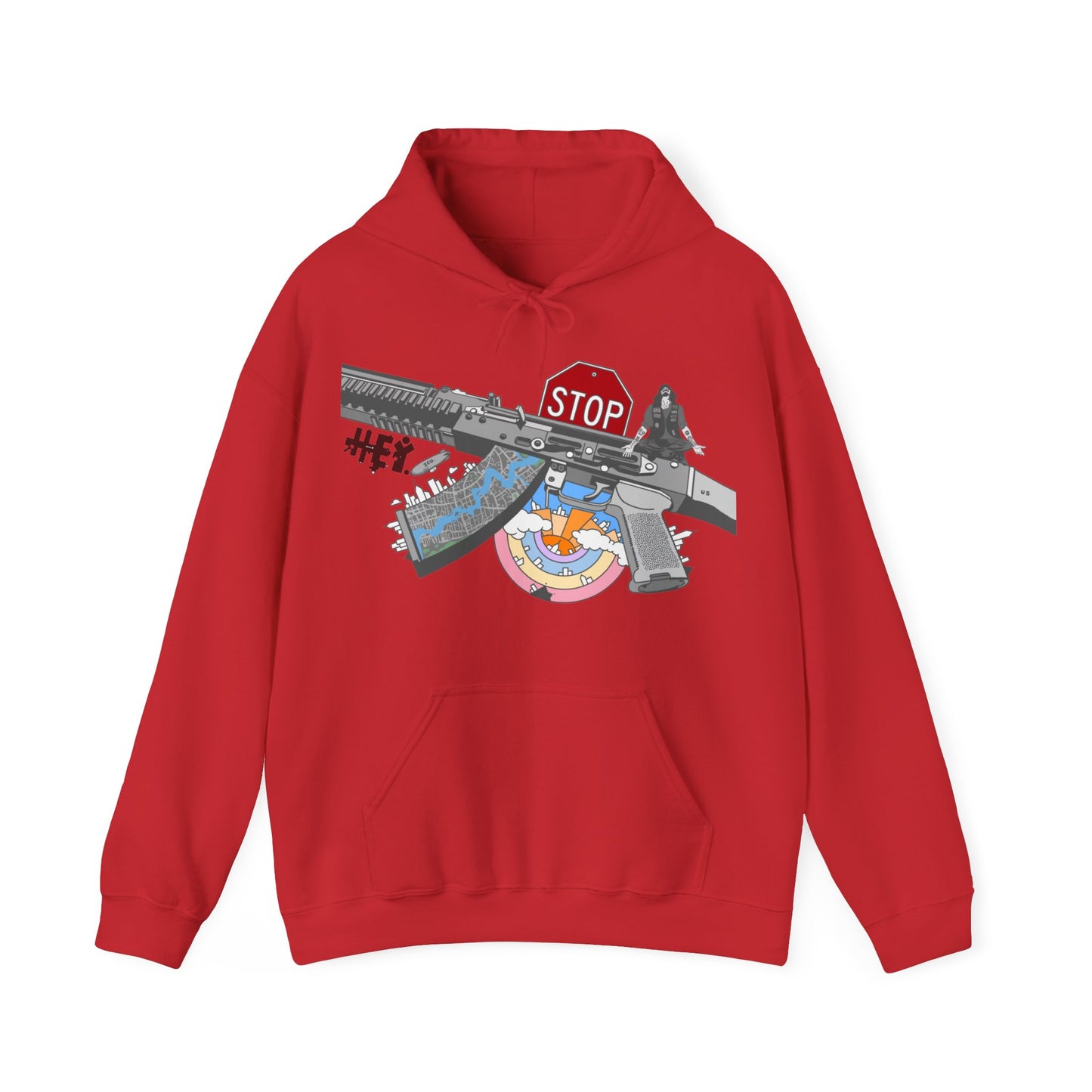 "Just Stop" Unisex Heavy Blend™ Hooded Sweatshirt