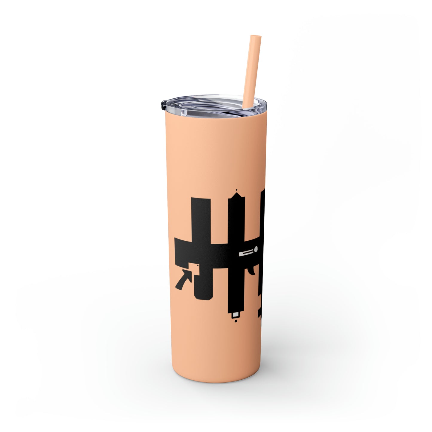 Skinny Tumbler with Straw, 20oz