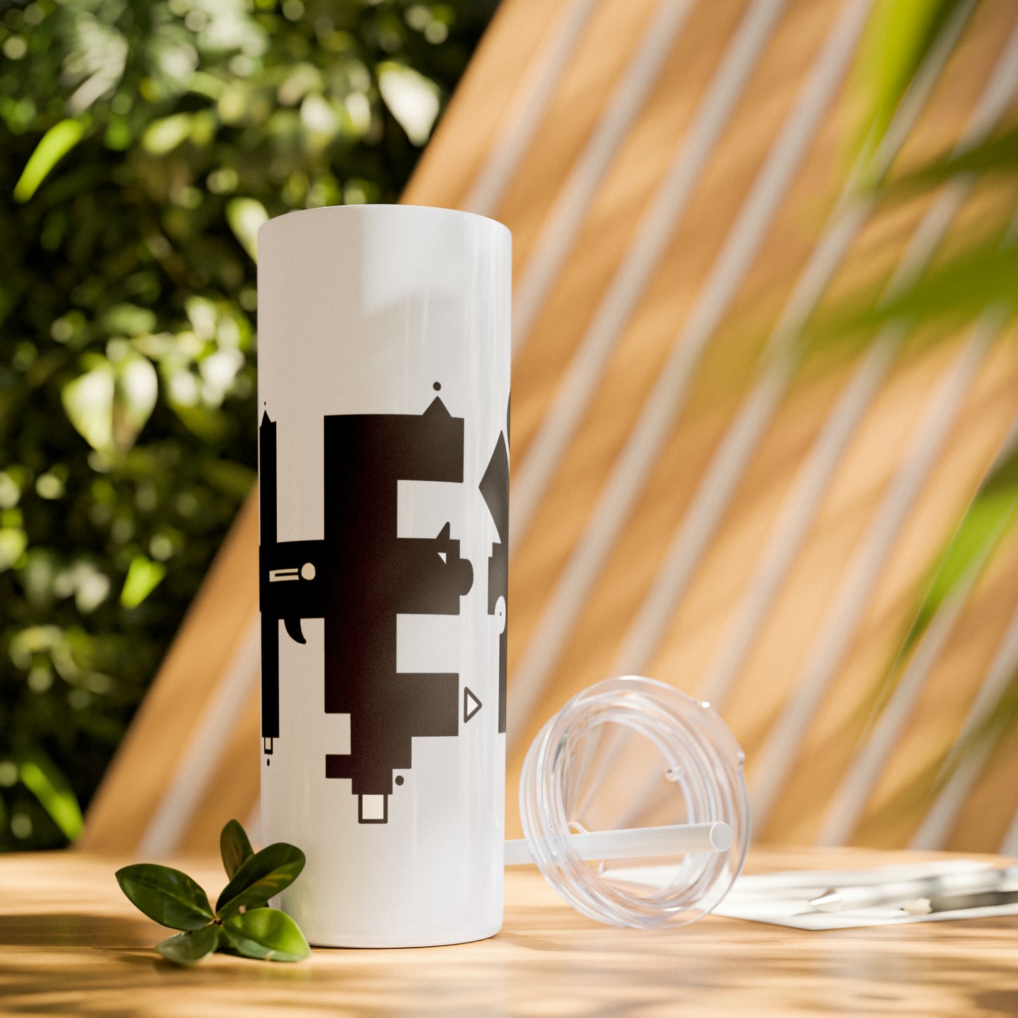 Skinny Tumbler with Straw, 20oz