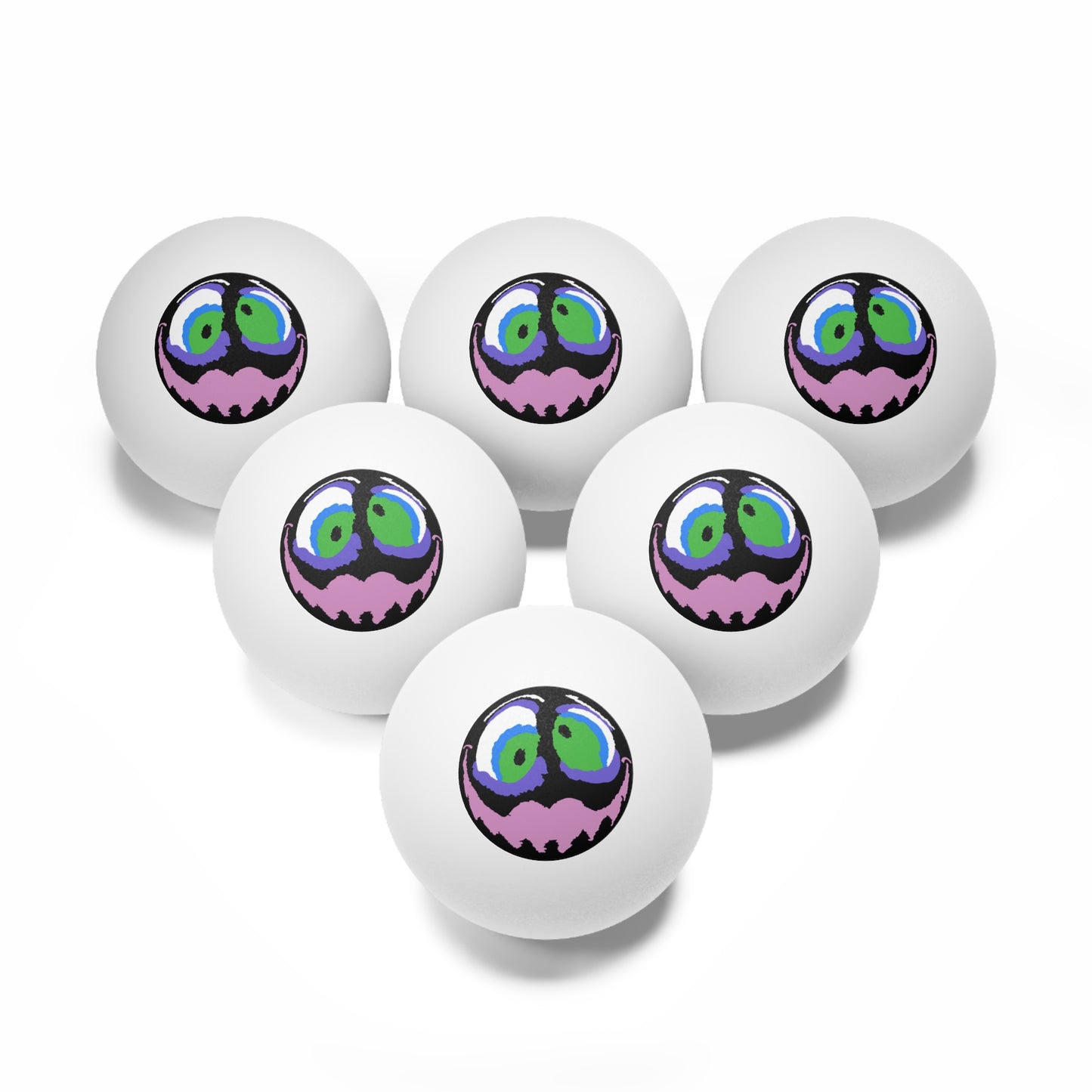 Ping Pong Balls, 6 pcs