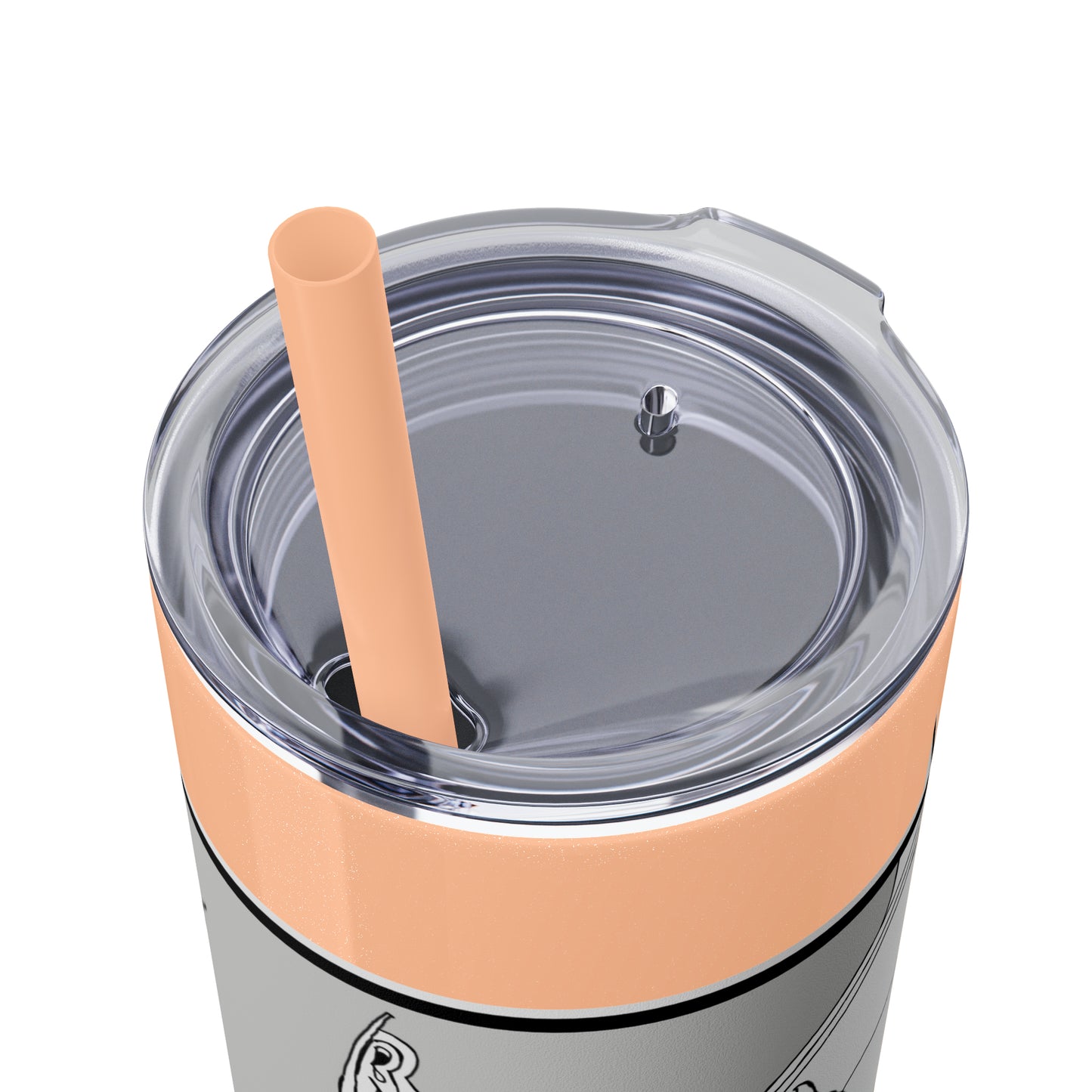 Skinny Tumbler with Straw, 20oz