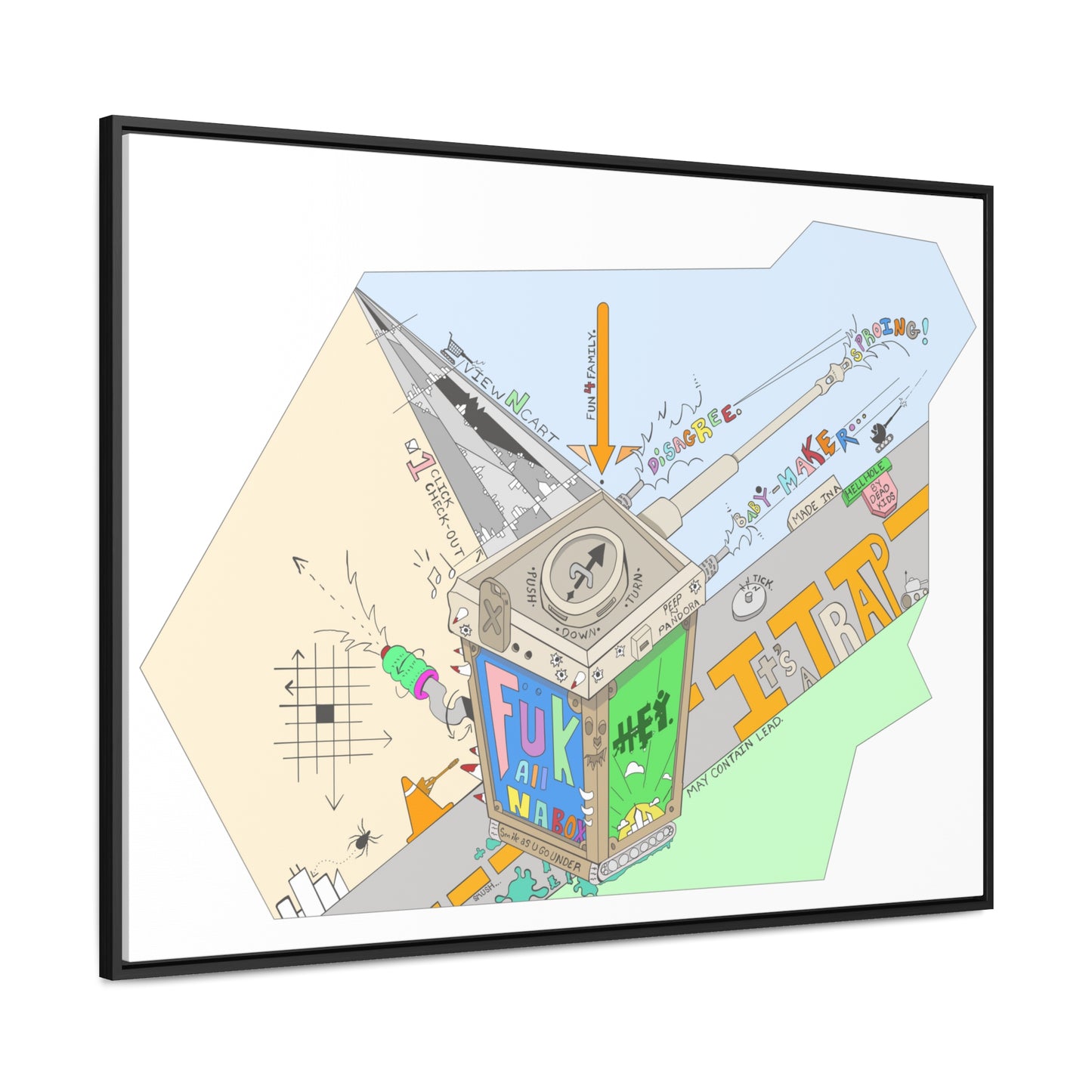 "Baby-Maker" by Sietch Ramshackle Gallery Canvas Wraps, Horizontal Frame