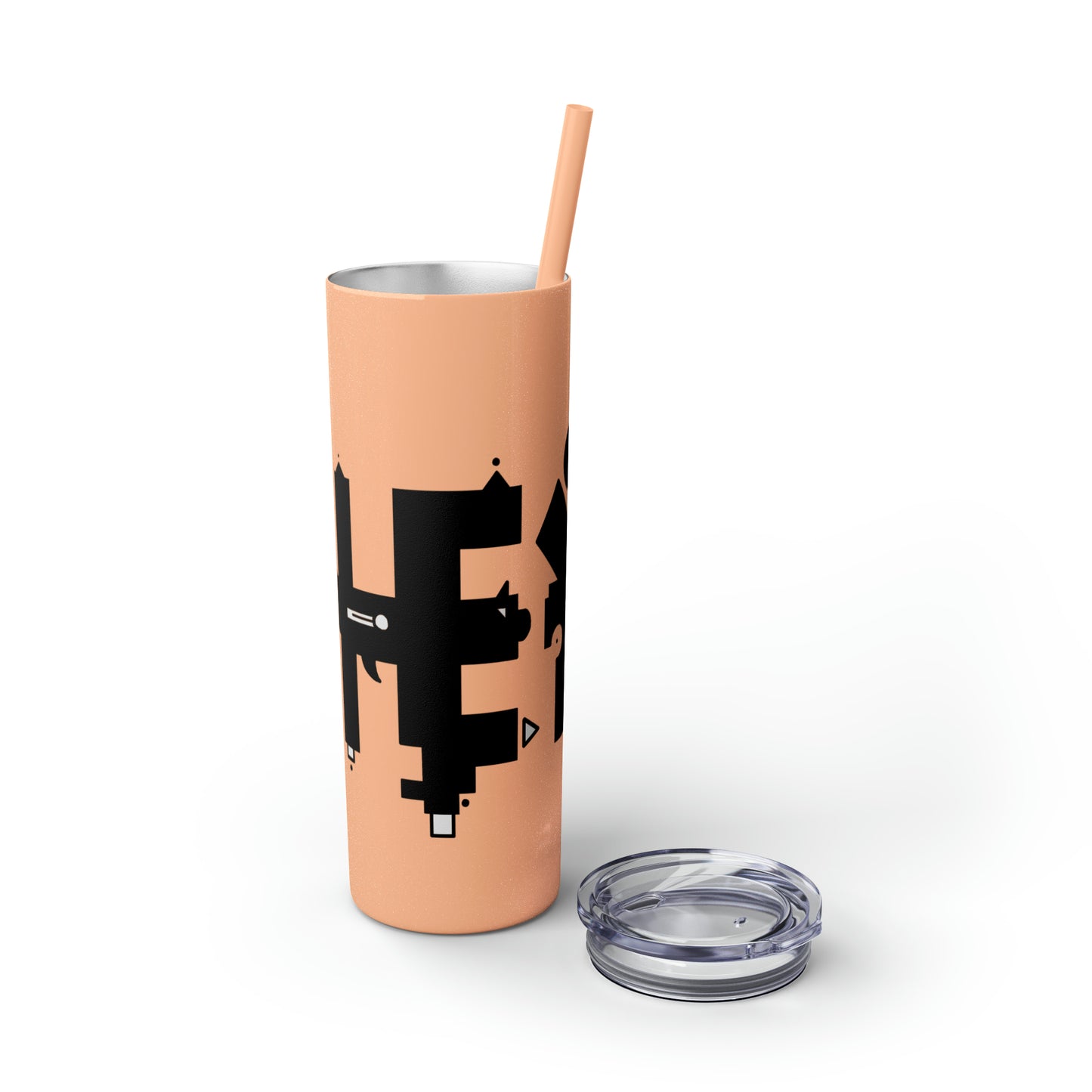 Skinny Tumbler with Straw, 20oz