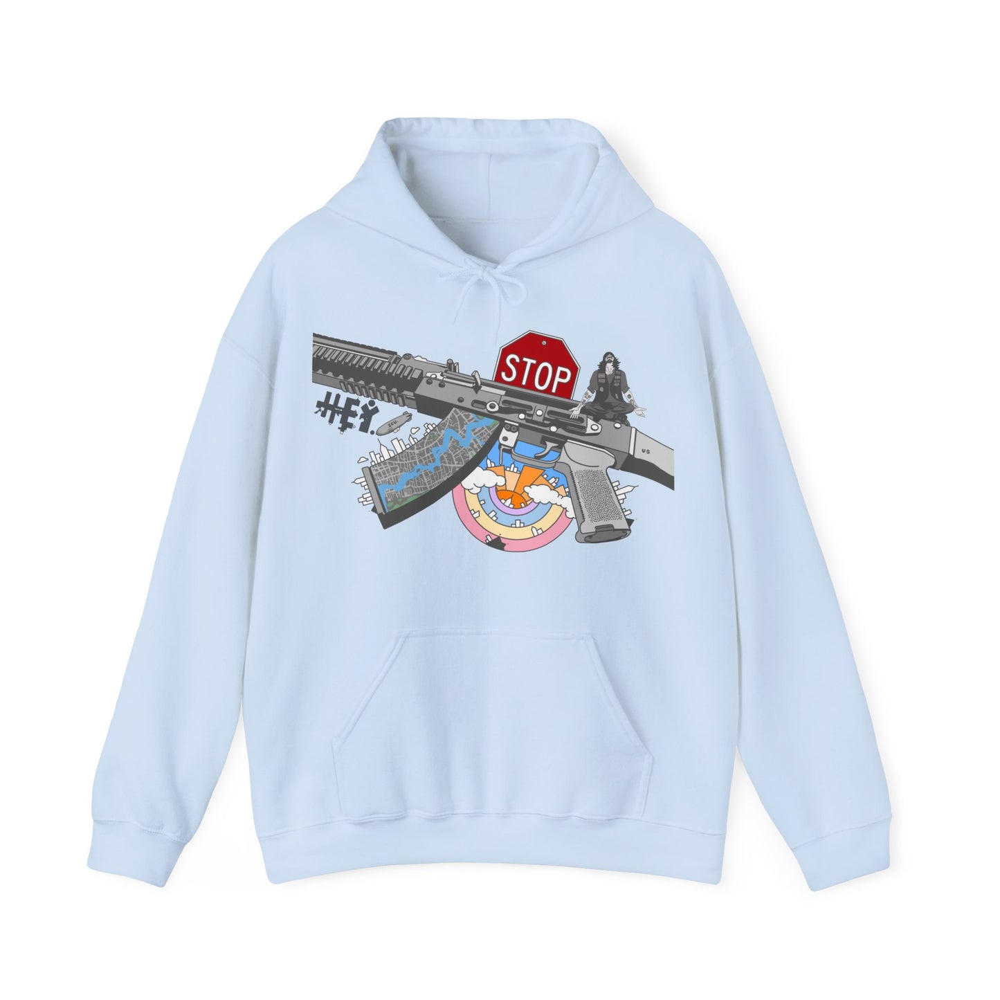 "Just Stop" Unisex Heavy Blend™ Hooded Sweatshirt