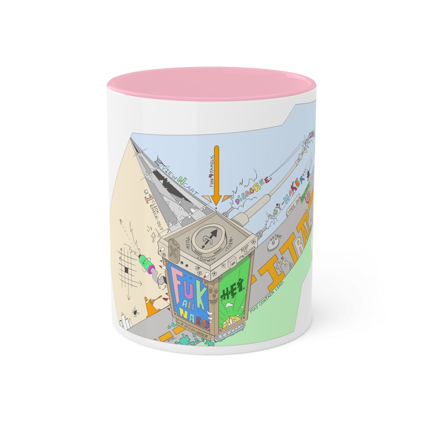 "Baby-Maker" by Sietch Ramshackle Colorful Mugs, 11oz