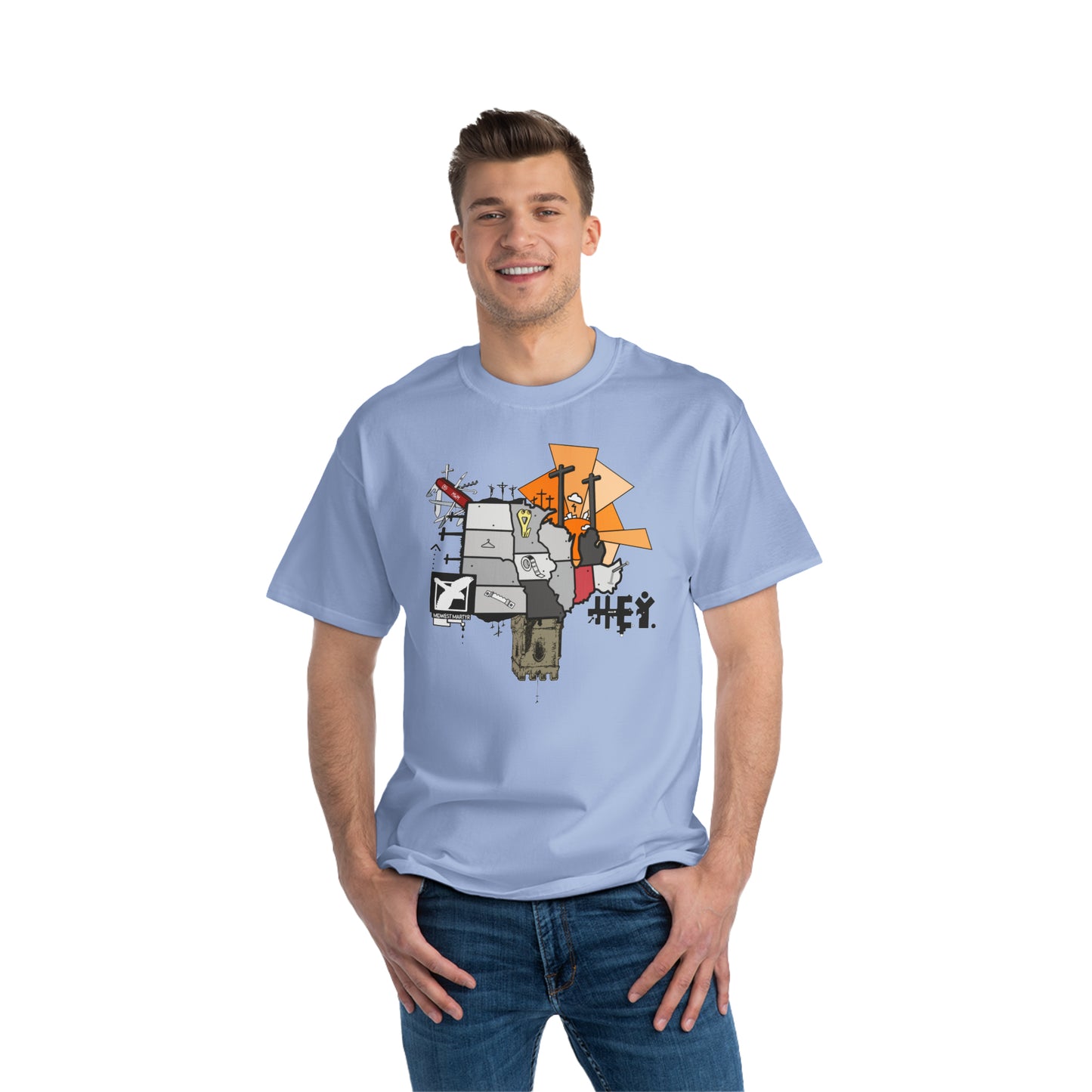 "Midwest Martyr" Beefy-T® Short-Sleeve T-Shirt
