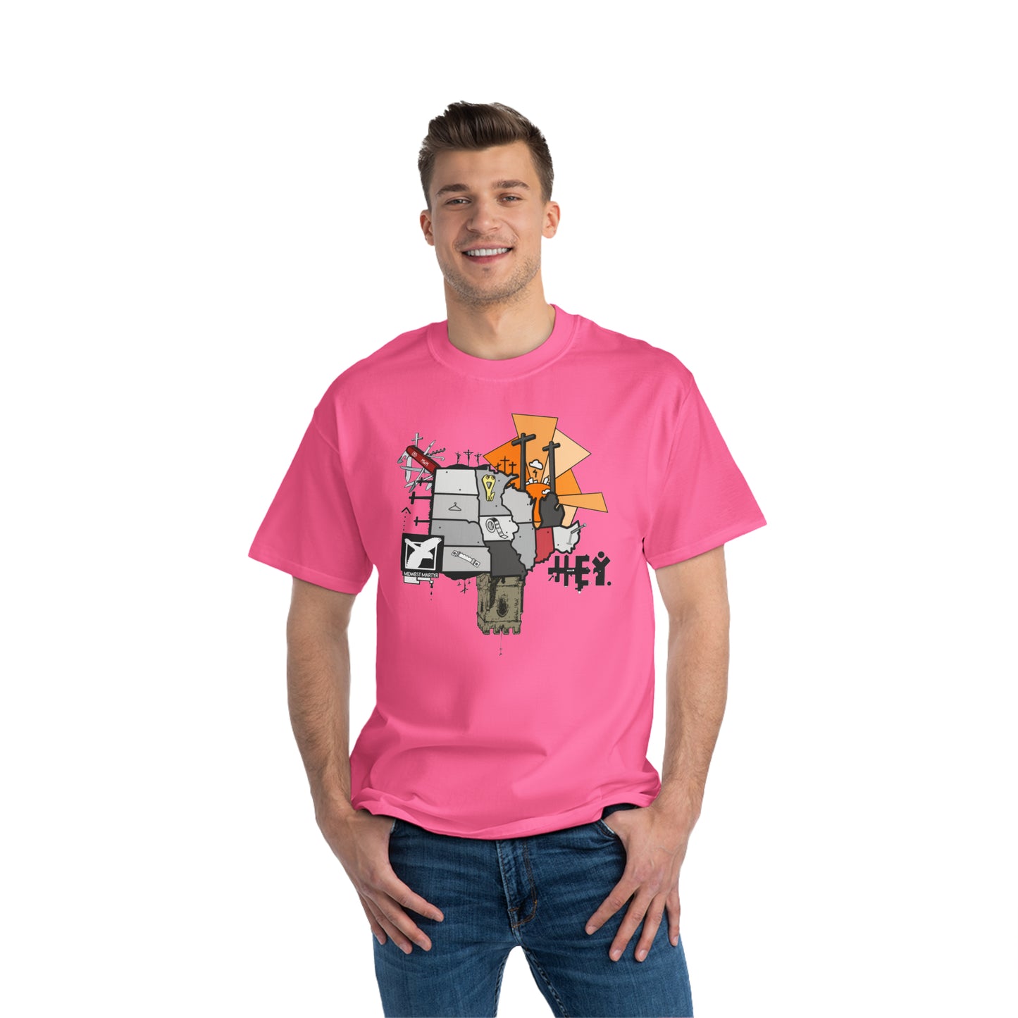 "Midwest Martyr" Beefy-T® Short-Sleeve T-Shirt