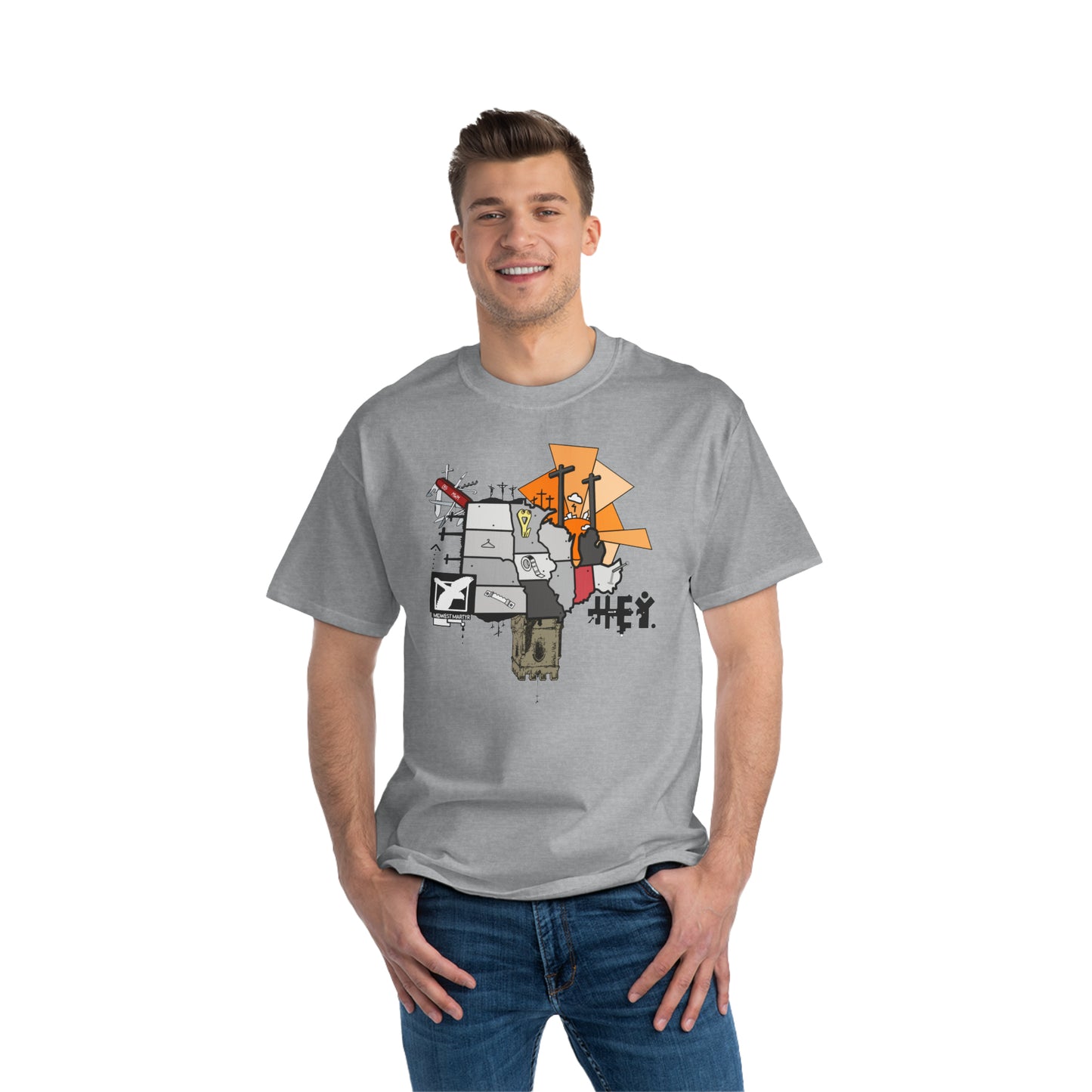 "Midwest Martyr" Beefy-T® Short-Sleeve T-Shirt
