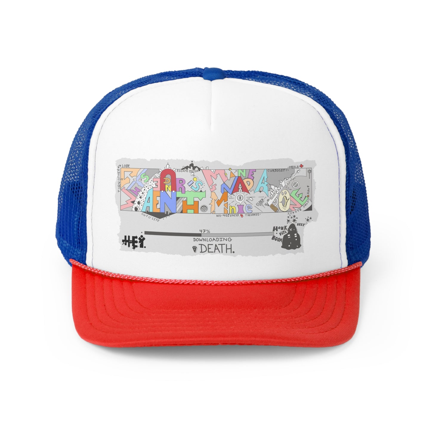 "What's Underneath Is Mine And Mine Alone" Trucker Caps