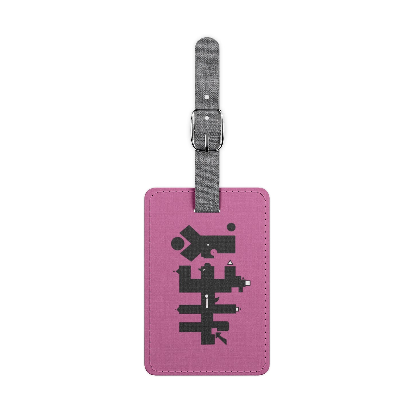 Saffiano Polyester Luggage Tag, Rectangle