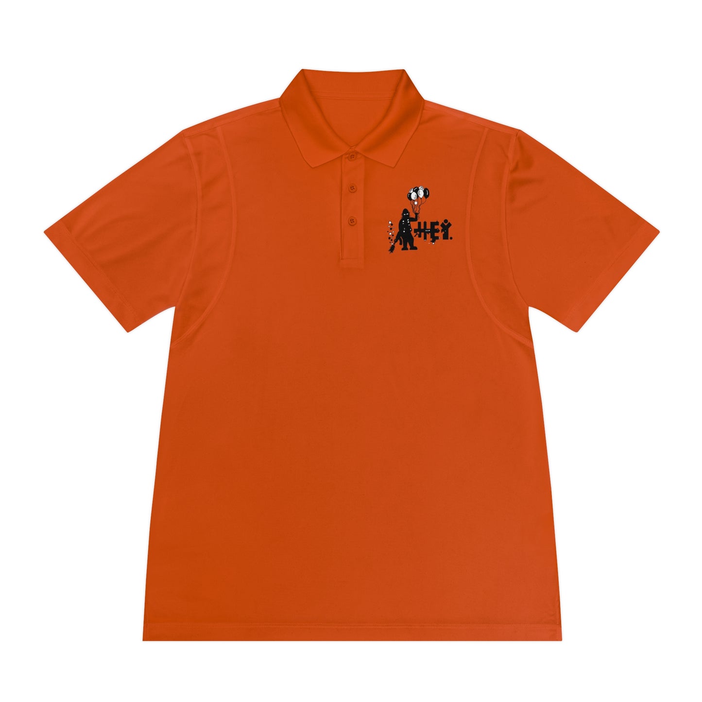 "Hey Balloons" Men's Sport Polo Shirt