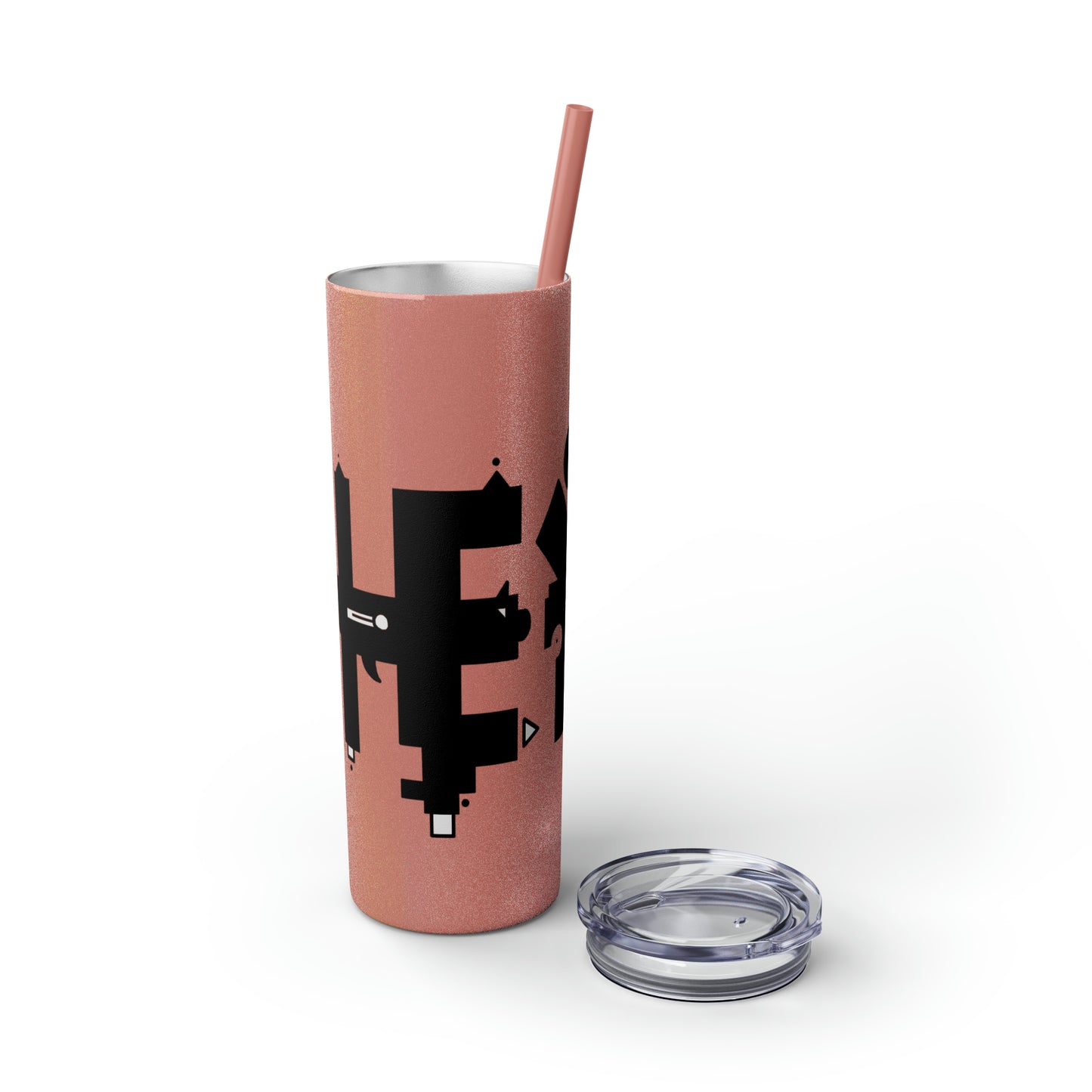 Skinny Tumbler with Straw, 20oz