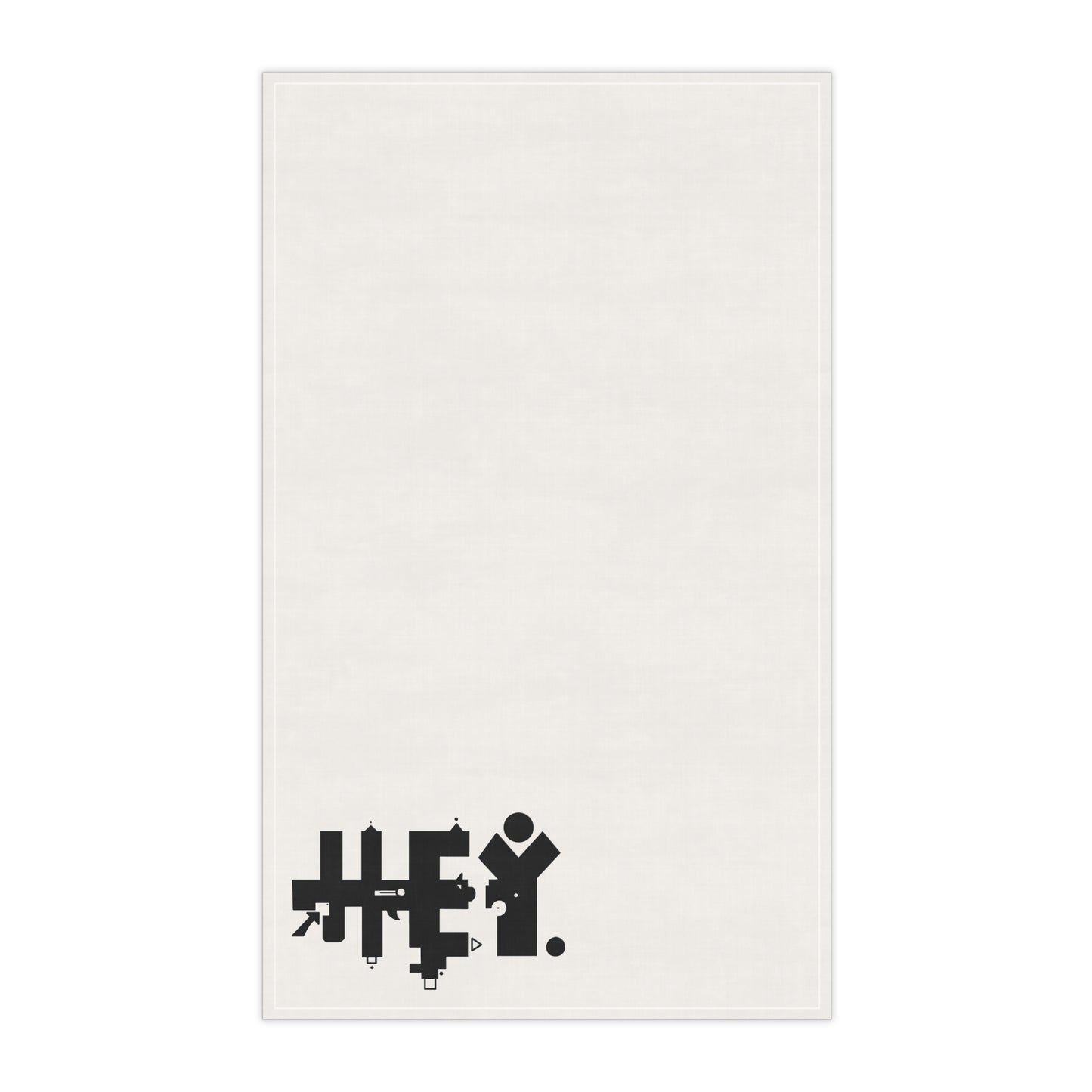 Hey. Brand Logo Kitchen Towel