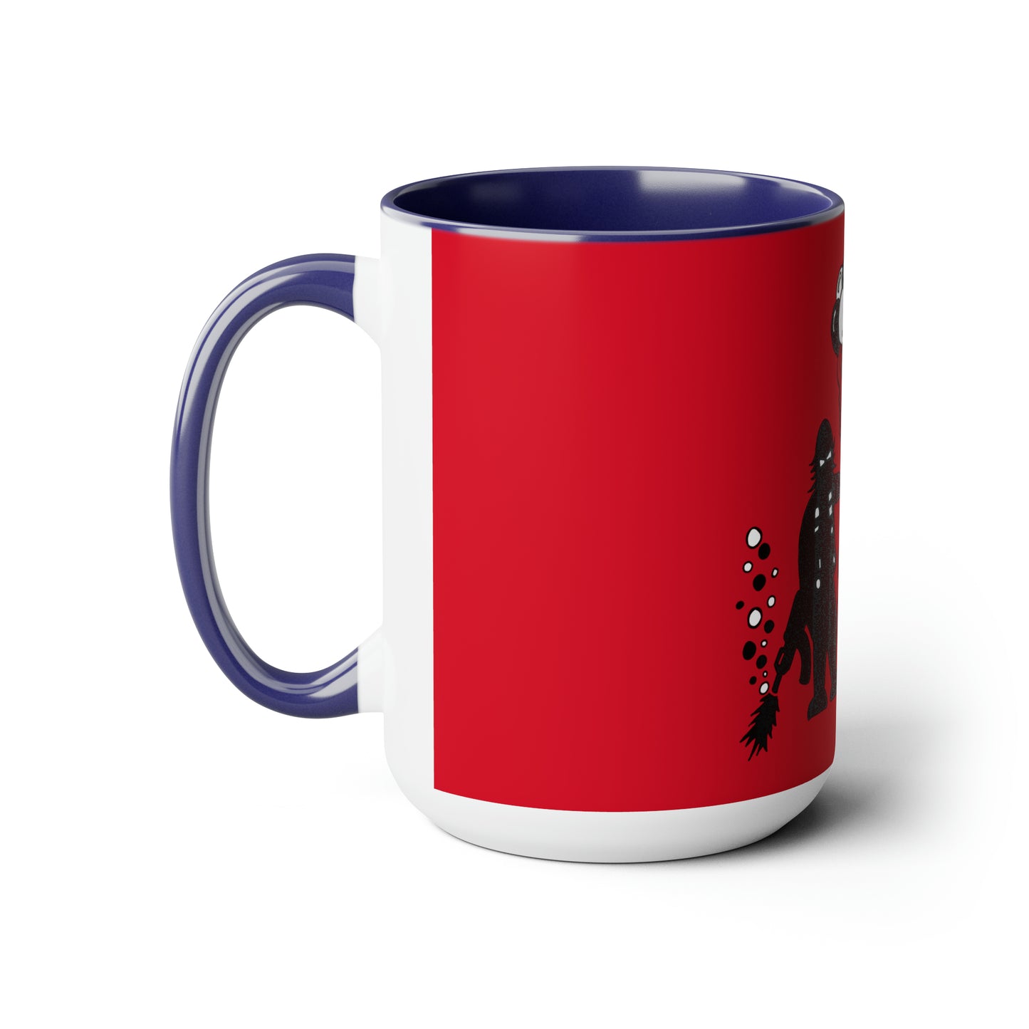 Two-Tone Coffee Mugs, 15oz