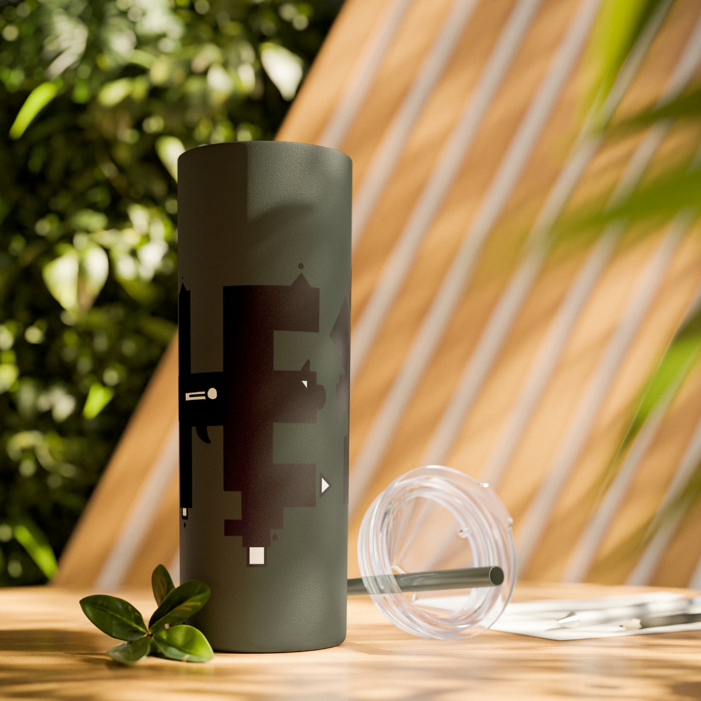 Skinny Tumbler with Straw, 20oz