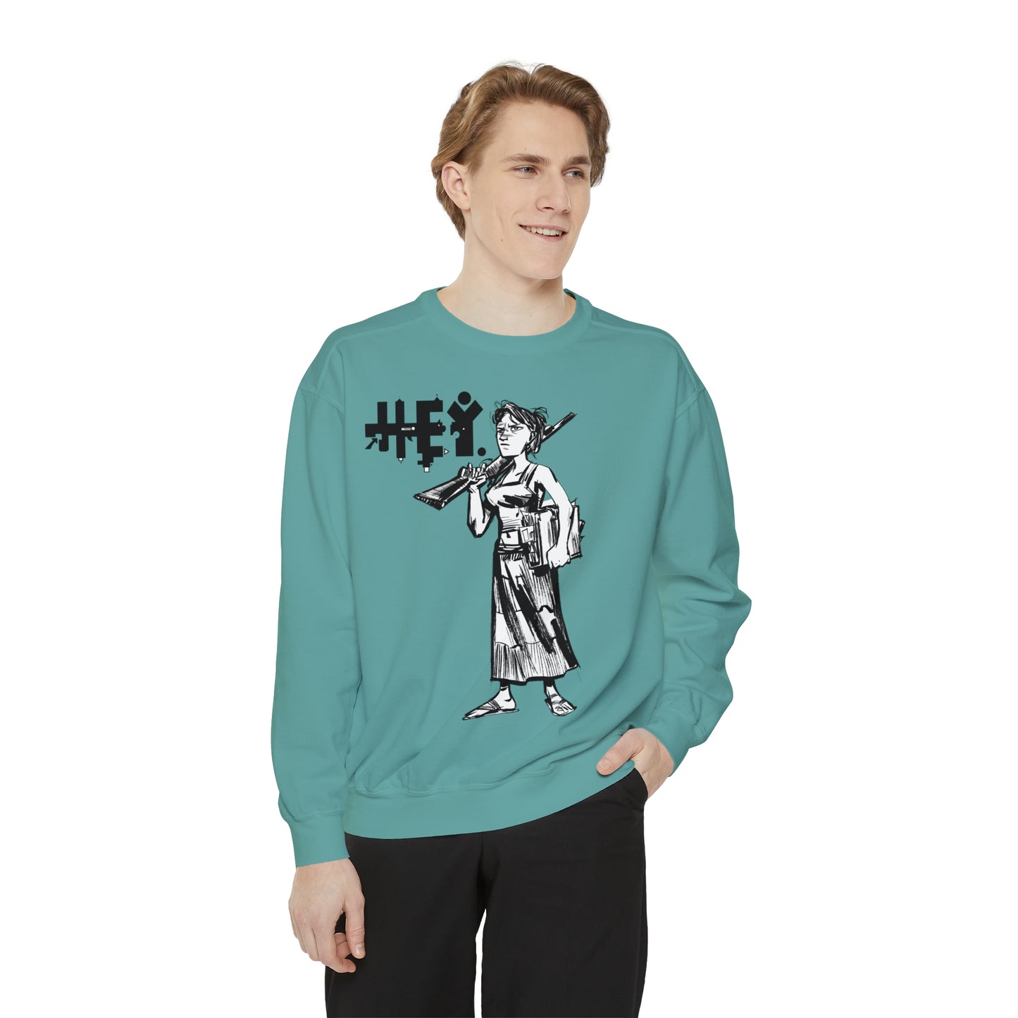 "Molly U-Hauly" Unisex Garment-Dyed Sweatshirt