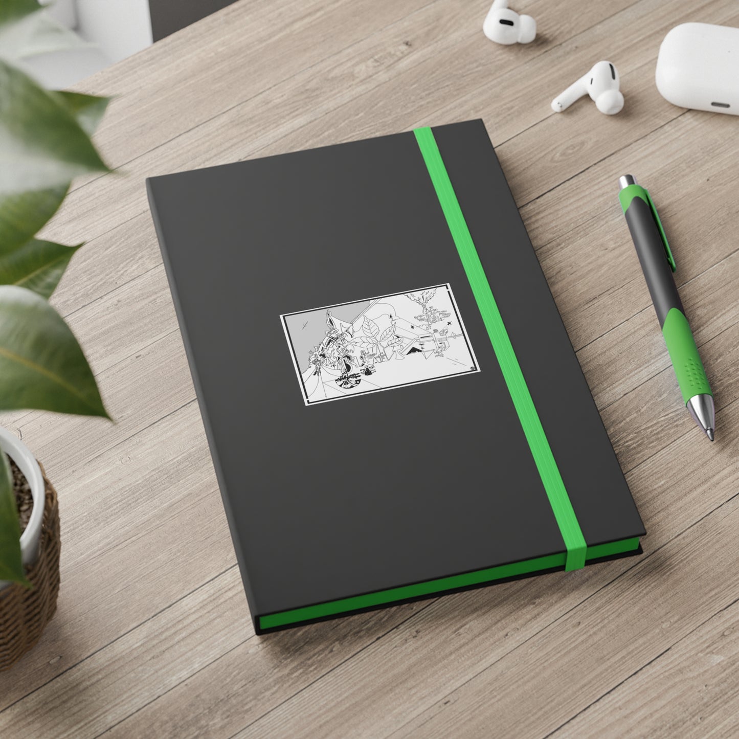 Color Contrast Notebook - Ruled